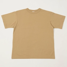 FilMelange 'Alderson' Air Spinning Tenjiku Tee - Camel Oeko Tex Certified