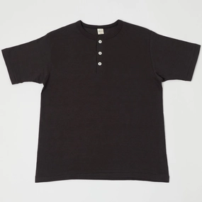 Modern Twist Warehouse & Co 4601 Henley T-Shirt - Black