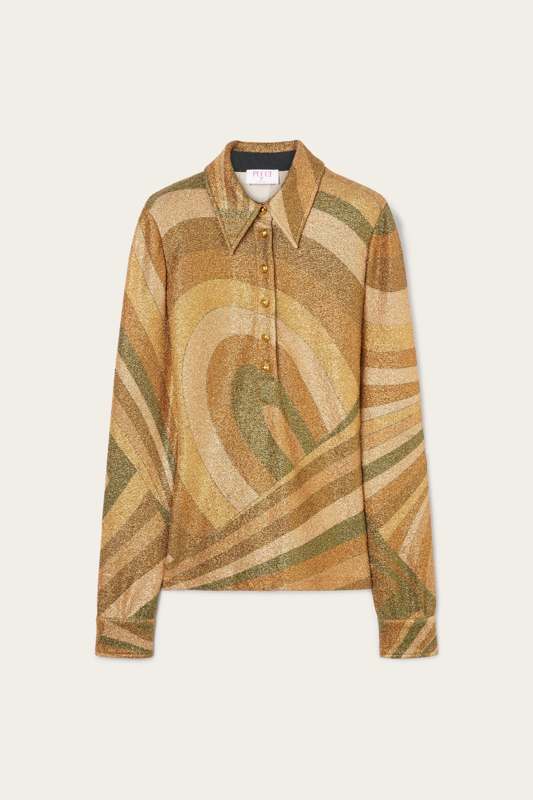 Iride Print Lam?? Jersey Top Loose Fit