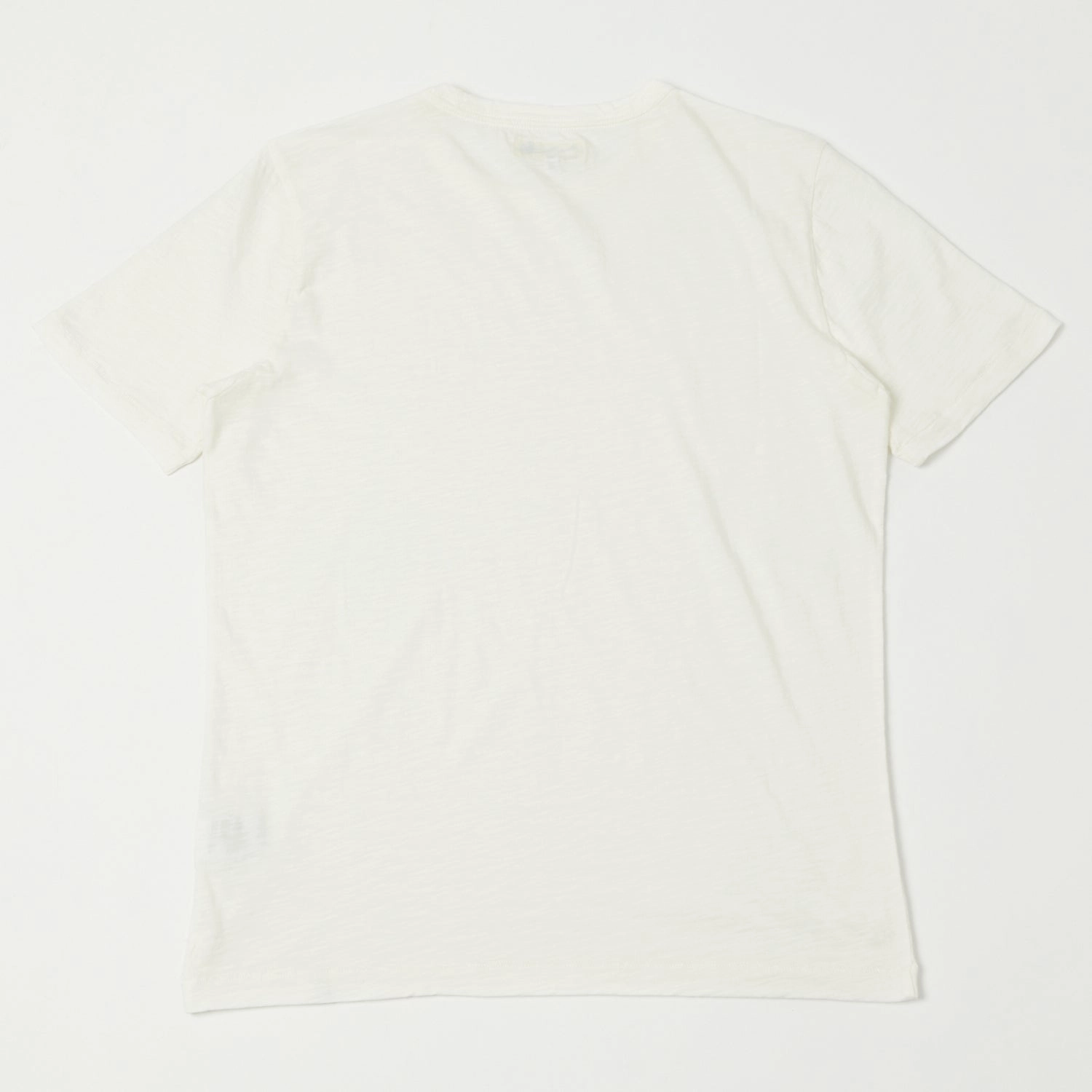 Roomy Design Comfy Casual Merz b. Schwanen 'Good Basics' SCT04 Pima Slub Cotton Tee - White