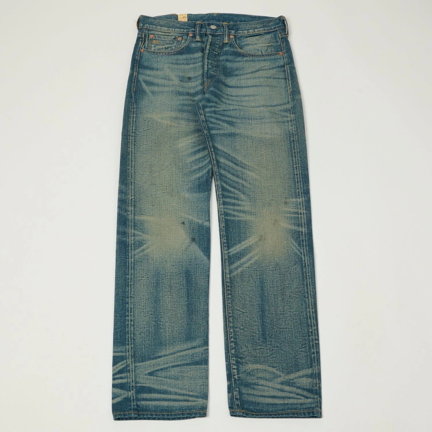 RRL 'Milner' Straight Fit Selvedge Jean - One Wash Outdoor Enthusiast Premium Home Comfort