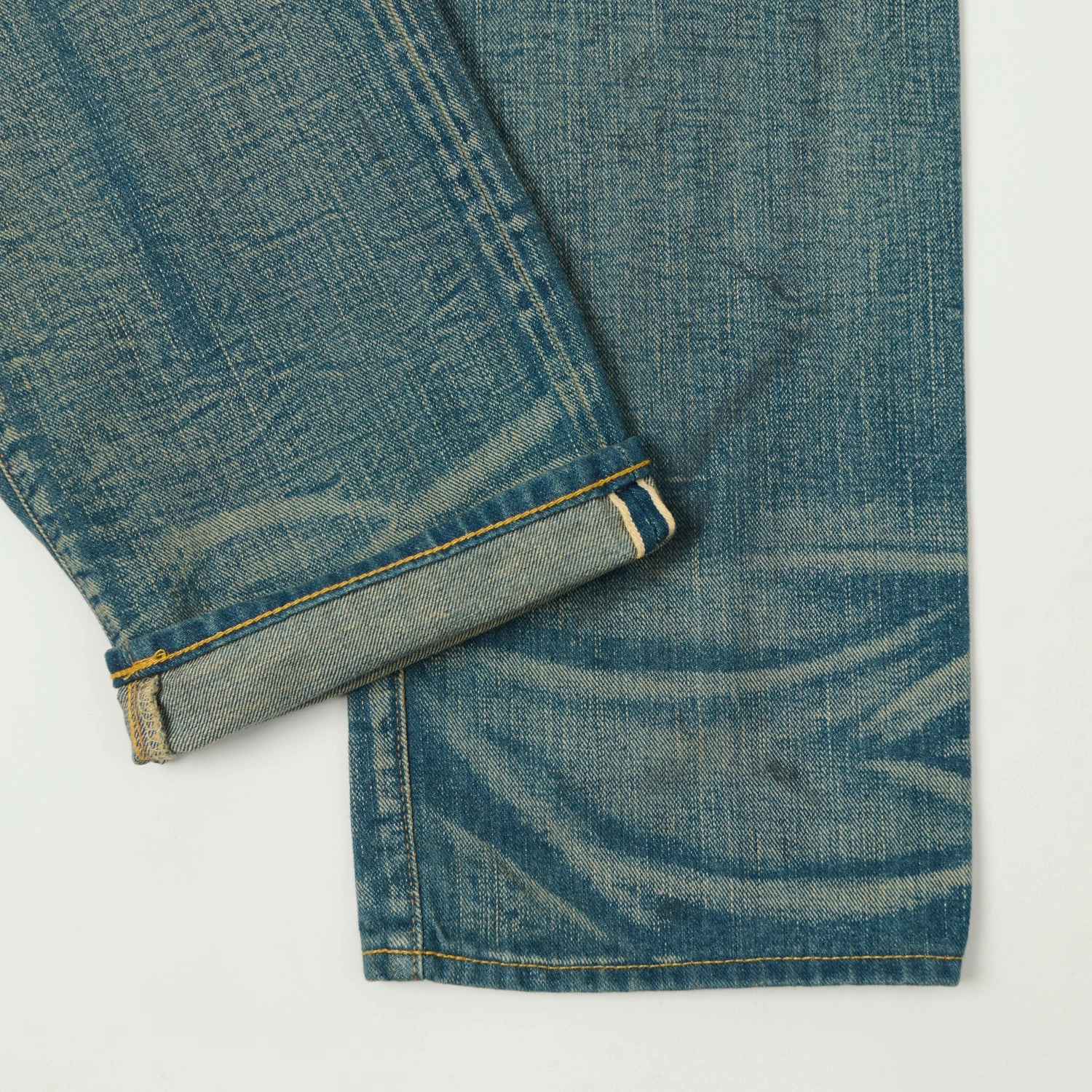Durable Hardware Relaxed Feel RRL 'Milner' Straight Fit Selvedge Jean - One Wash