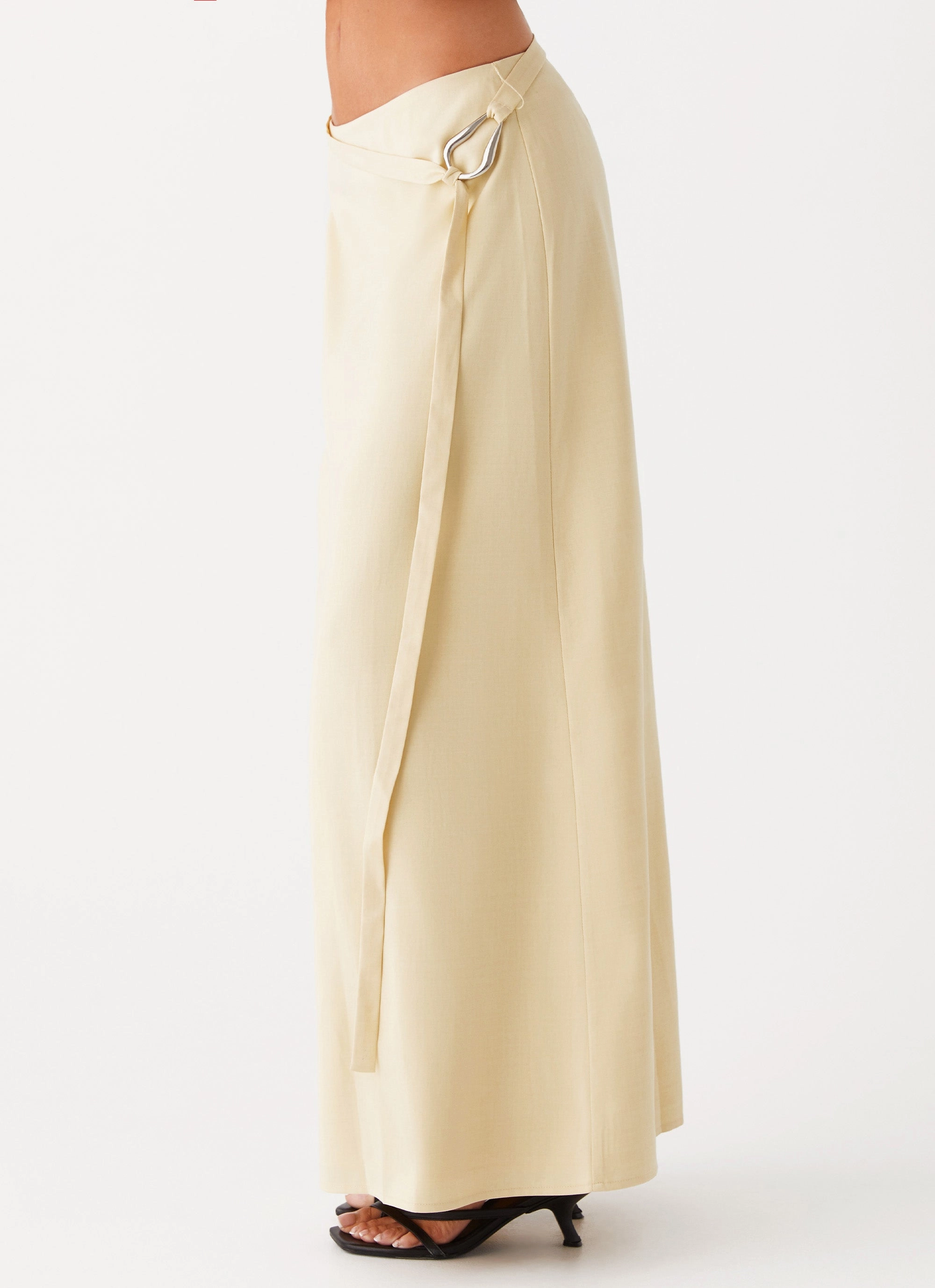 Layered Comfort Wear Azura Maxi Skirt - Yellow