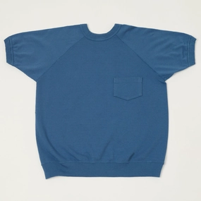 Chill Apparel Warehouse & Co 4105 Short Sleeve Pocket Sweatshirt - Blue