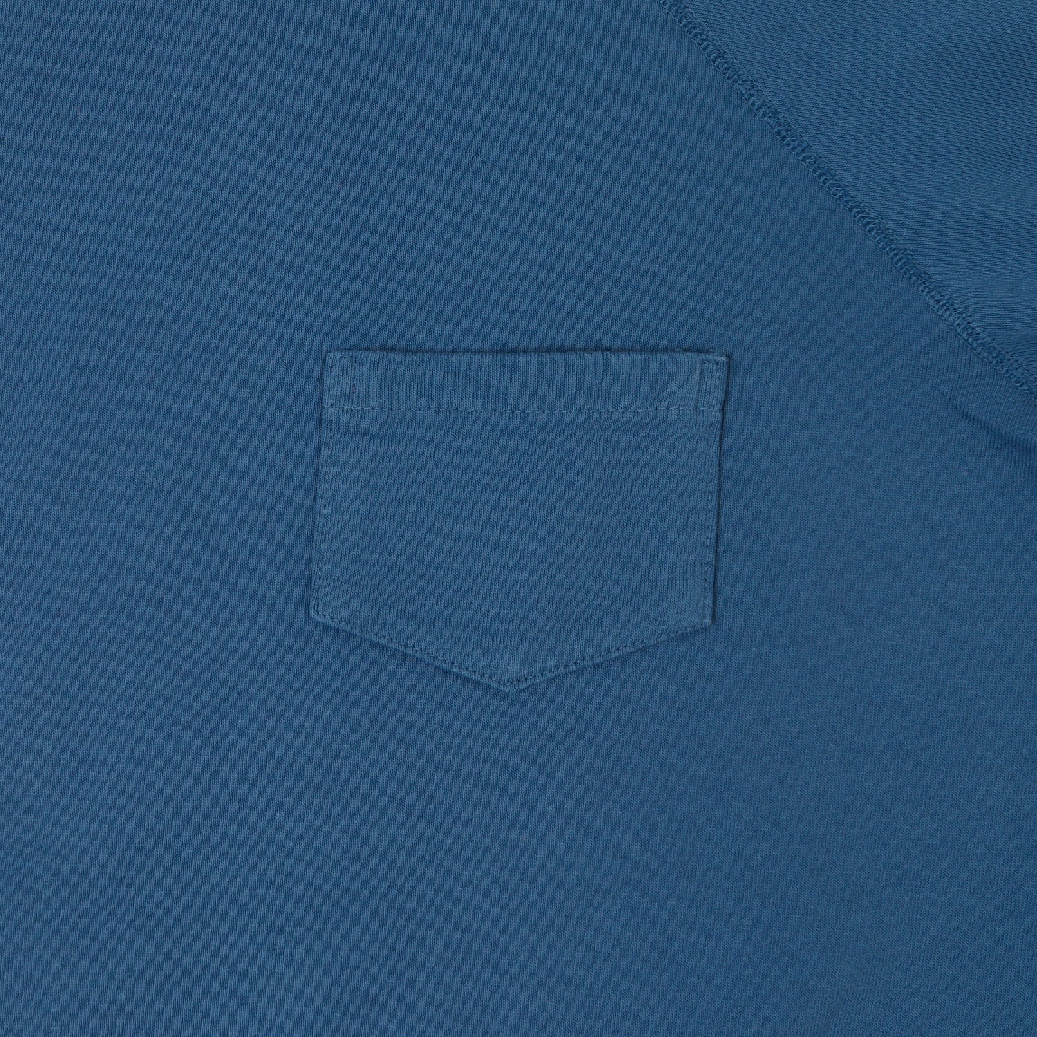 Warehouse & Co 4105 Short Sleeve Pocket Sweatshirt - Blue Solid Color product abstract mystery