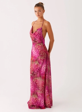 All Daywear Light Base Fantasy Maxi Dress - Lavender Lagoon