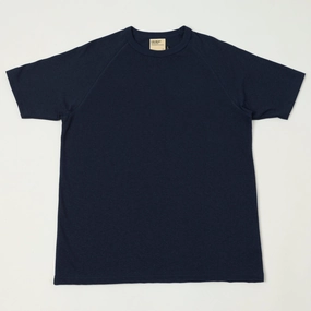 Heimat Cotton Hemp T-Shirt - Ink Sporty Layer