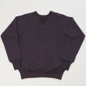 Warehouse & Co 404 Freedom Sleeve Sweatshirt - Dark Navy Soft Touch