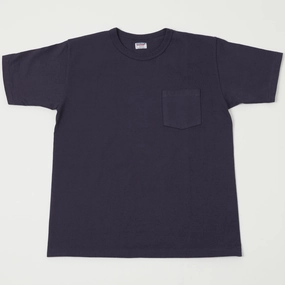 Dubbleworks Heavy Fabric Pocket Tee - Navy Trendy All-Day