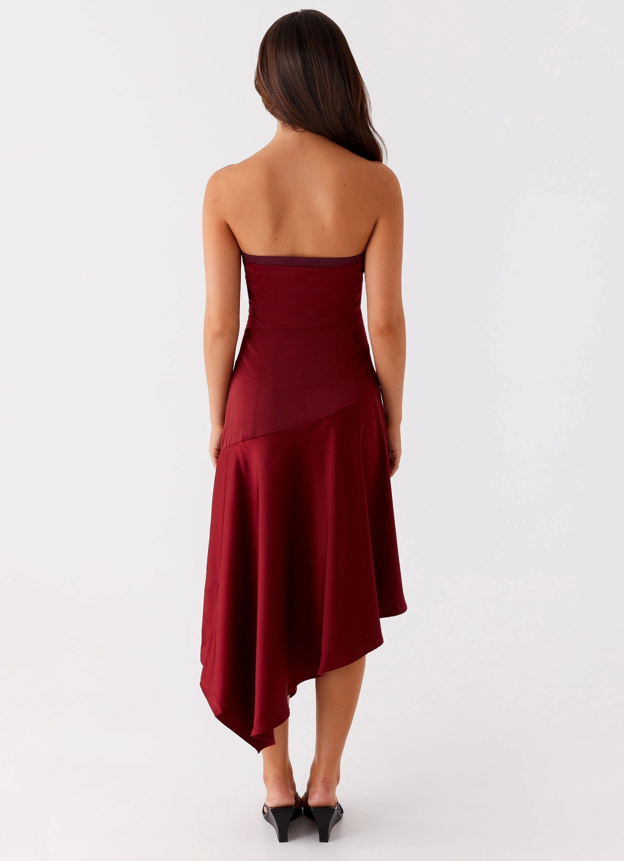 Matisse Midi Dress - Red Artistic Shape All Purpose