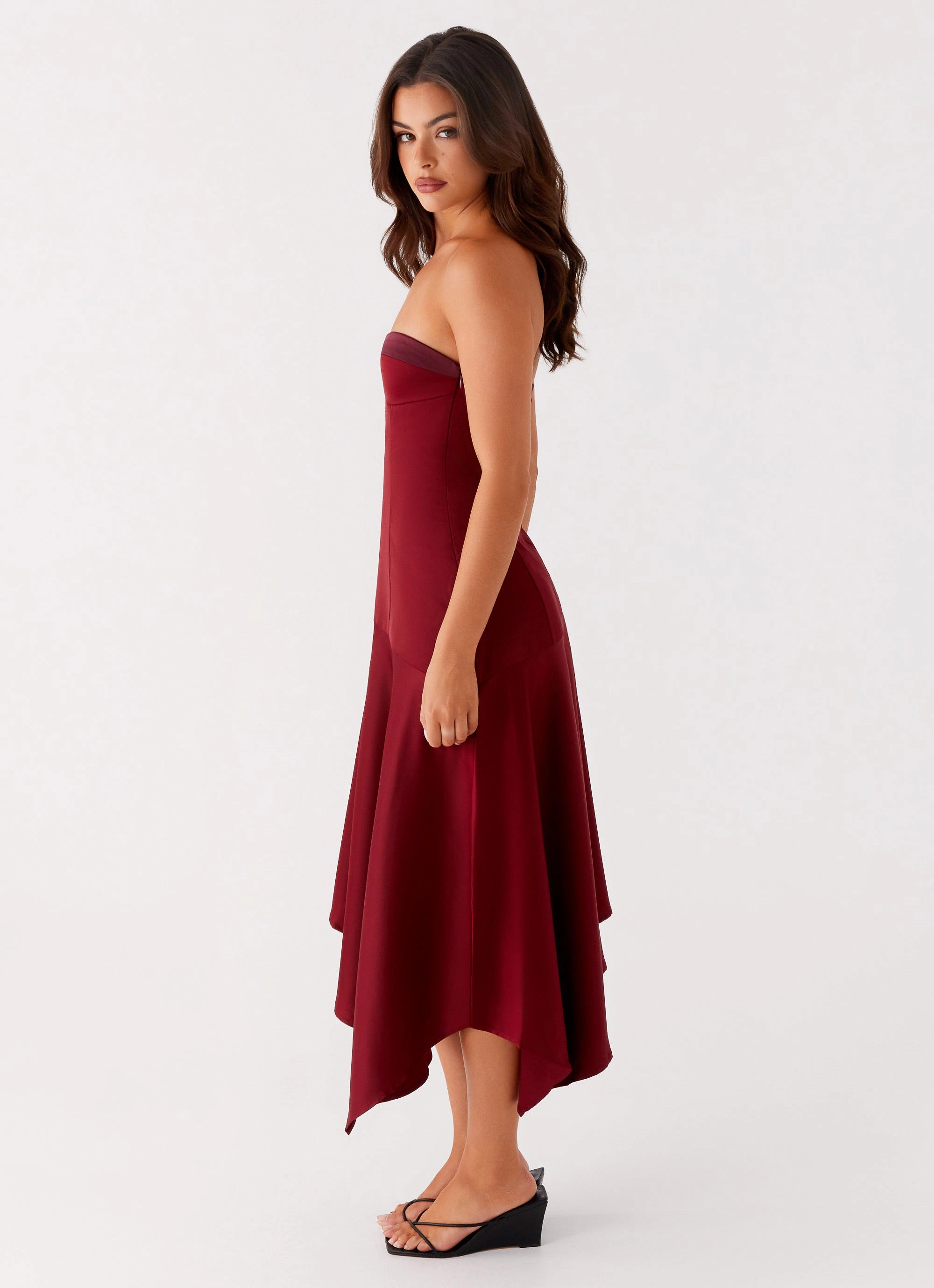 Matisse Midi Dress - Red Relax Motion