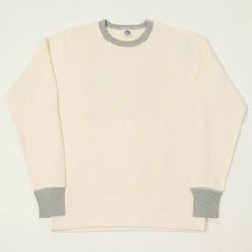 Lounge Wear TOYS McCOY 'Big Waffle' Thermal Sweatshirt - Natural