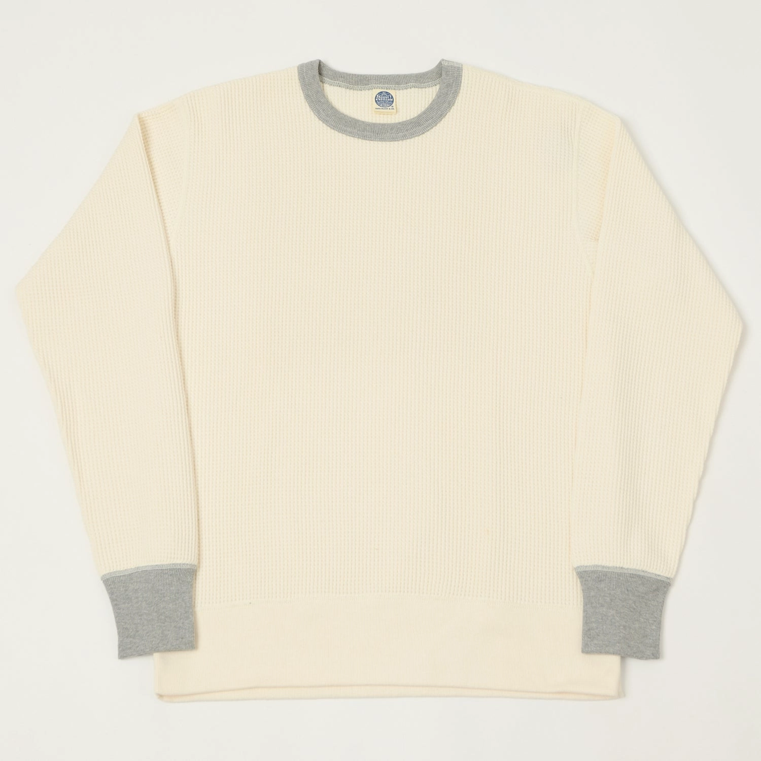 Home Wear TOYS McCOY 'Big Waffle' Thermal Sweatshirt - Natural