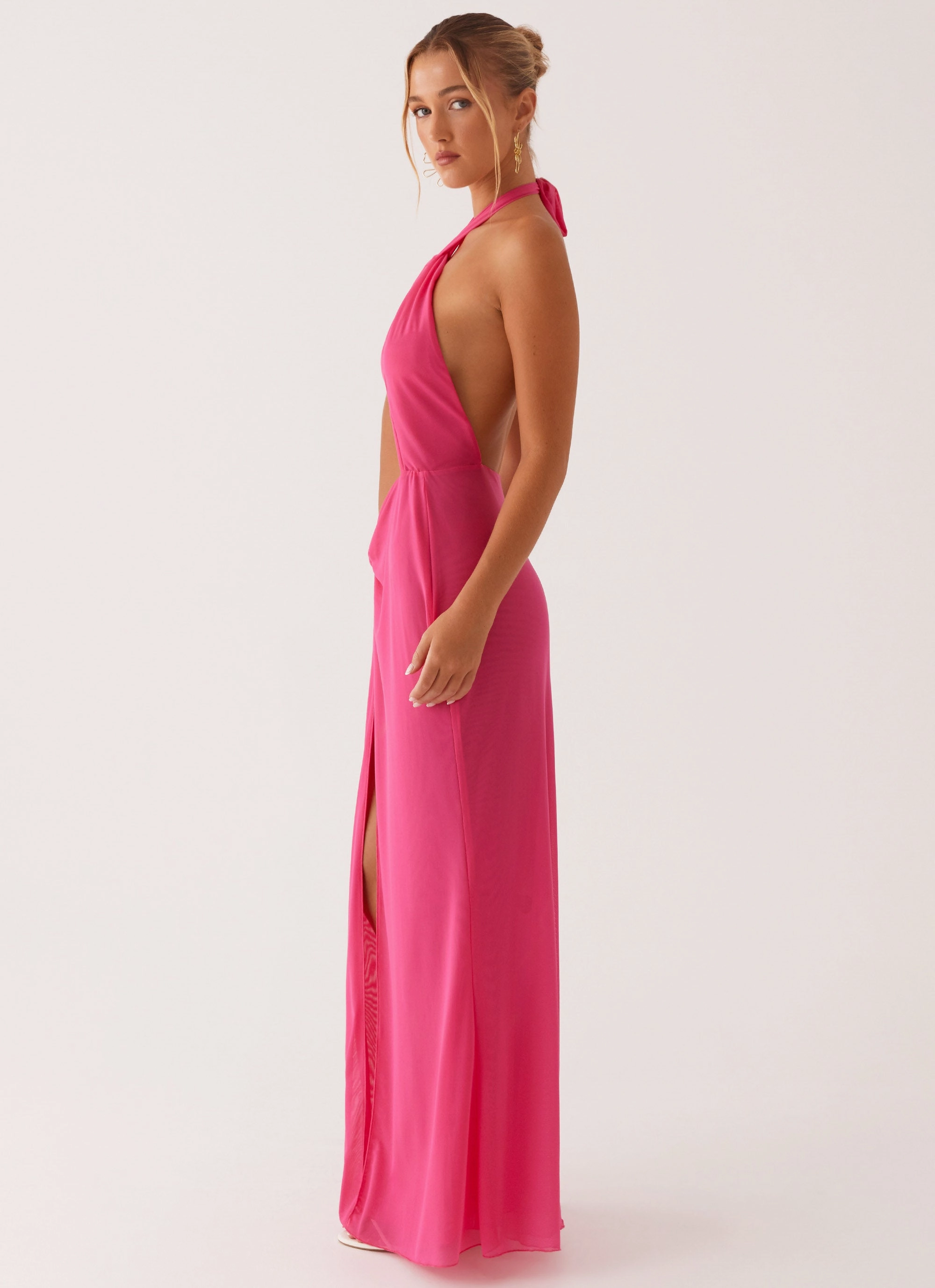 Elegant Mood Centre Stage Maxi Dress - Pink