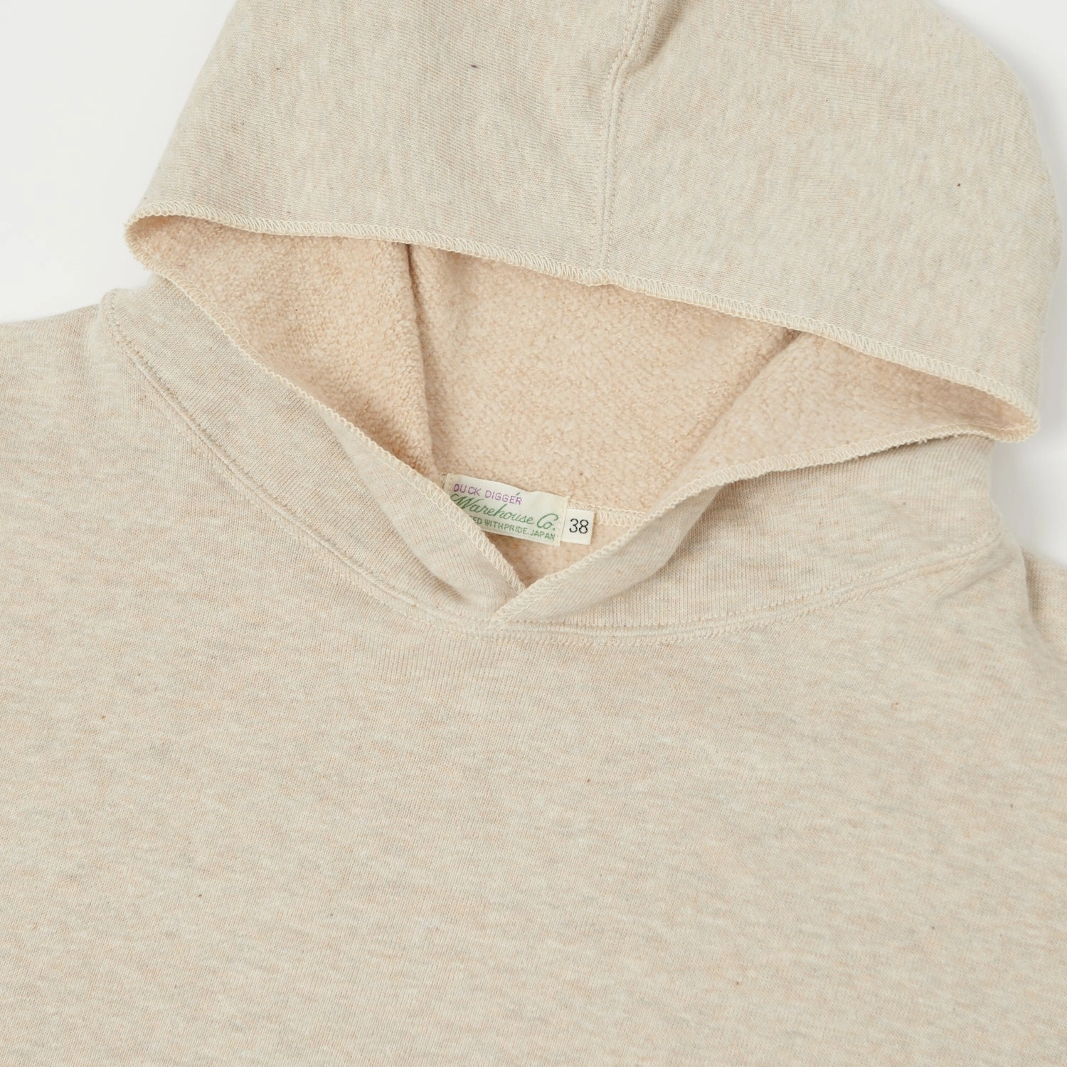 absorbent Warehouse & Co 453 Two Pocket Hooded Sweatshirt - Oatmeal
