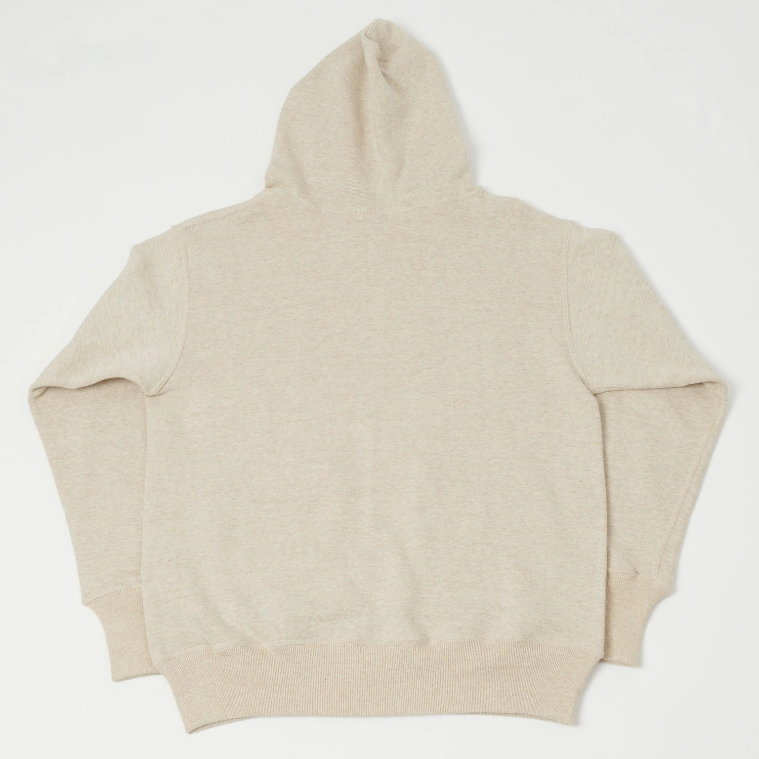 Warehouse & Co 453 Two Pocket Hooded Sweatshirt - Oatmeal Cozy Street Comfortable fit