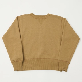 Go-to Wear Full Count 3741 'Mother Cotton' Sweatshirt - Beige