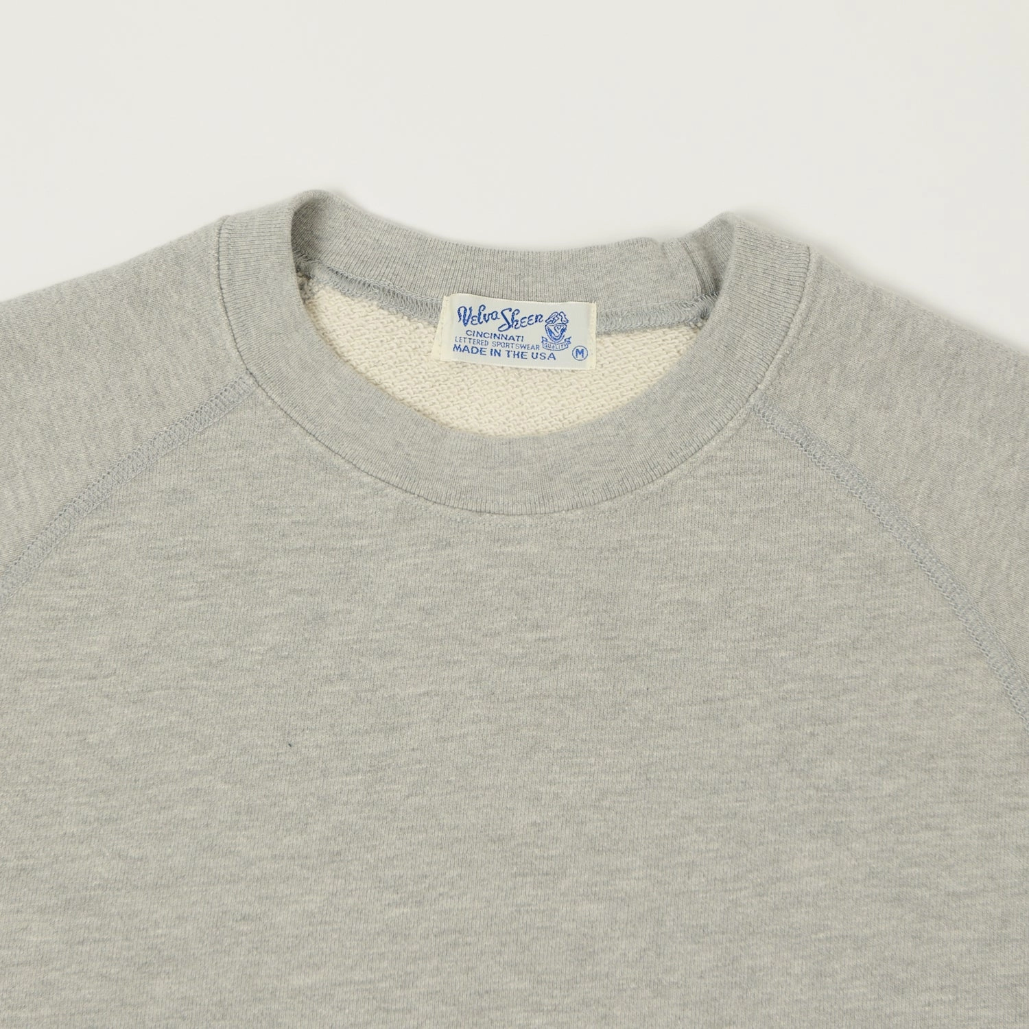 Velva Sheen Short Freedom Sleeve Sweat - Heather Grey product weekday wearability product family togetherness