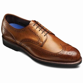 Men's Lga Wingtip Oxford Shoes In Walnut Stable Fit Presentation Ready Professional Leather Shoes