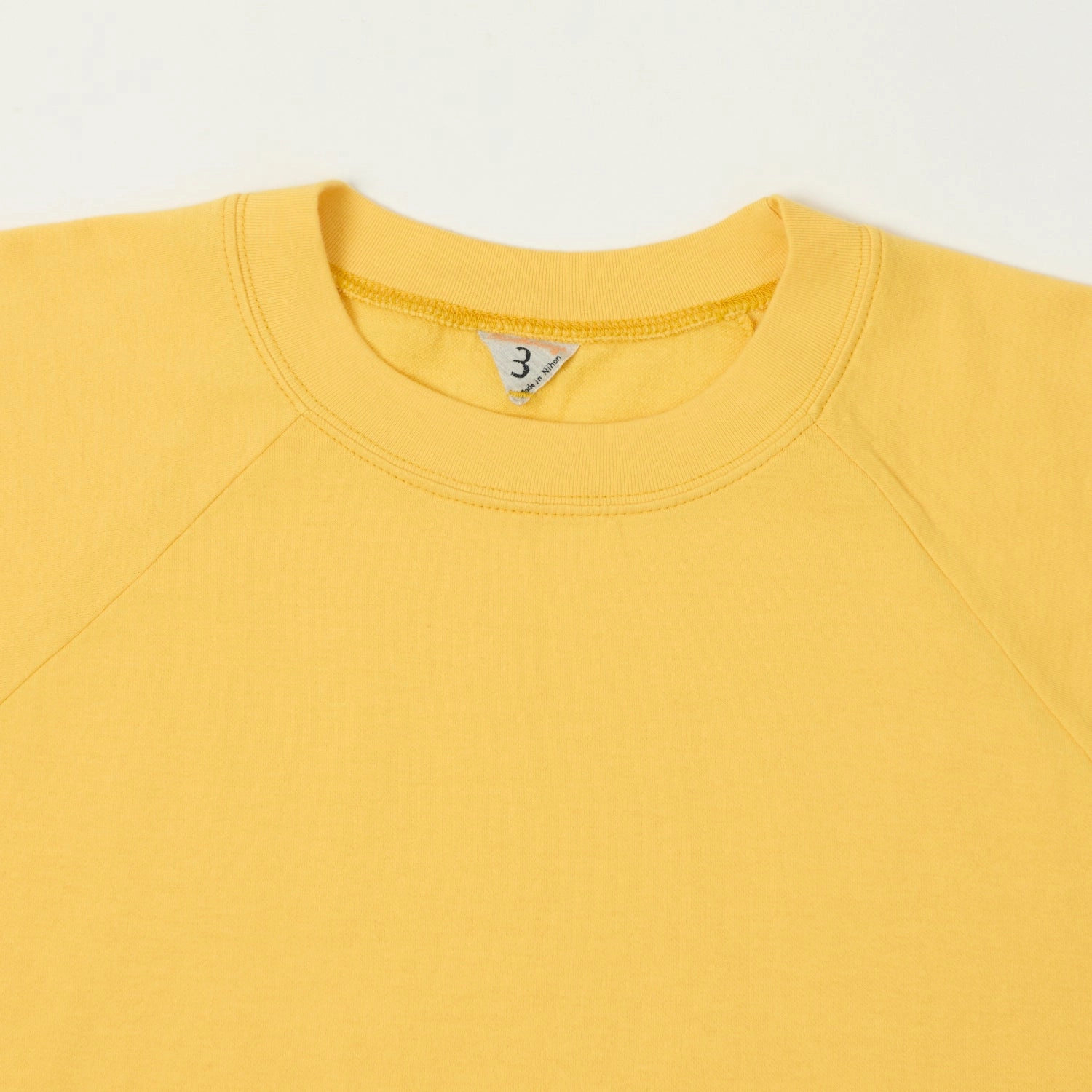 Muscular Fit FilMelange 'Elmer' Short Sleeve Sweatshirt - Yellow