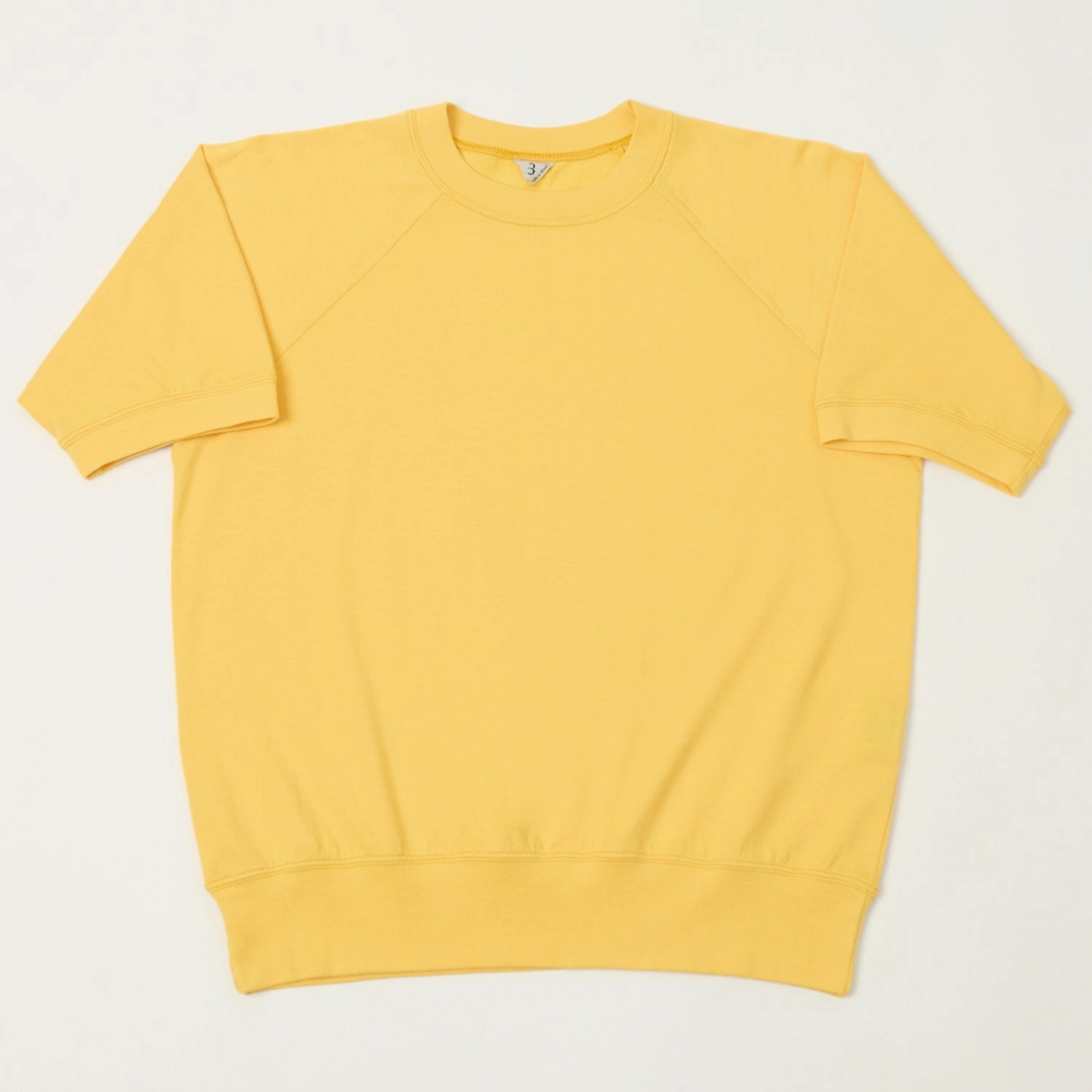 Brand Name FilMelange 'Elmer' Short Sleeve Sweatshirt - Yellow