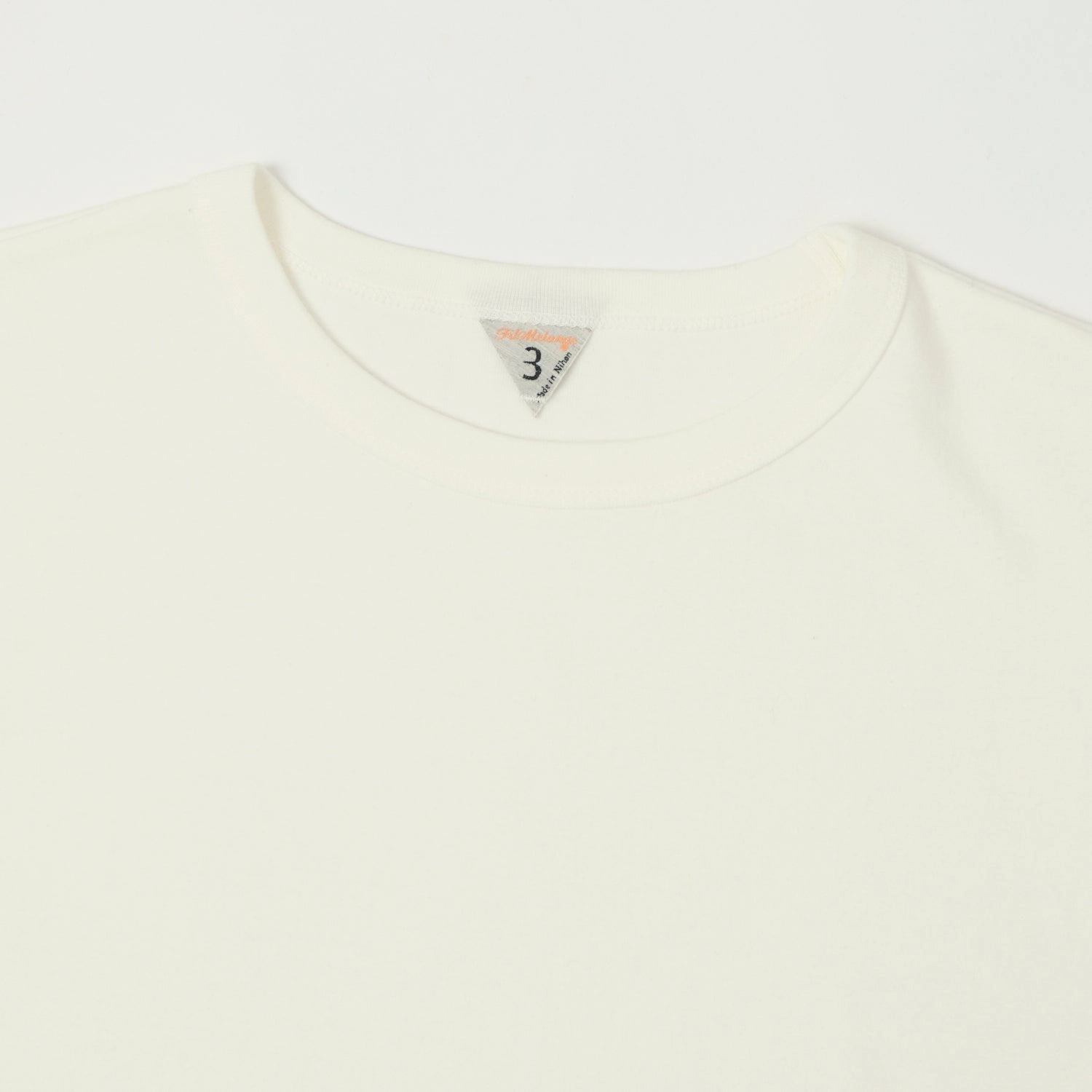 Light Stretch soft fit FilMelange 'Filipe' Tee - White