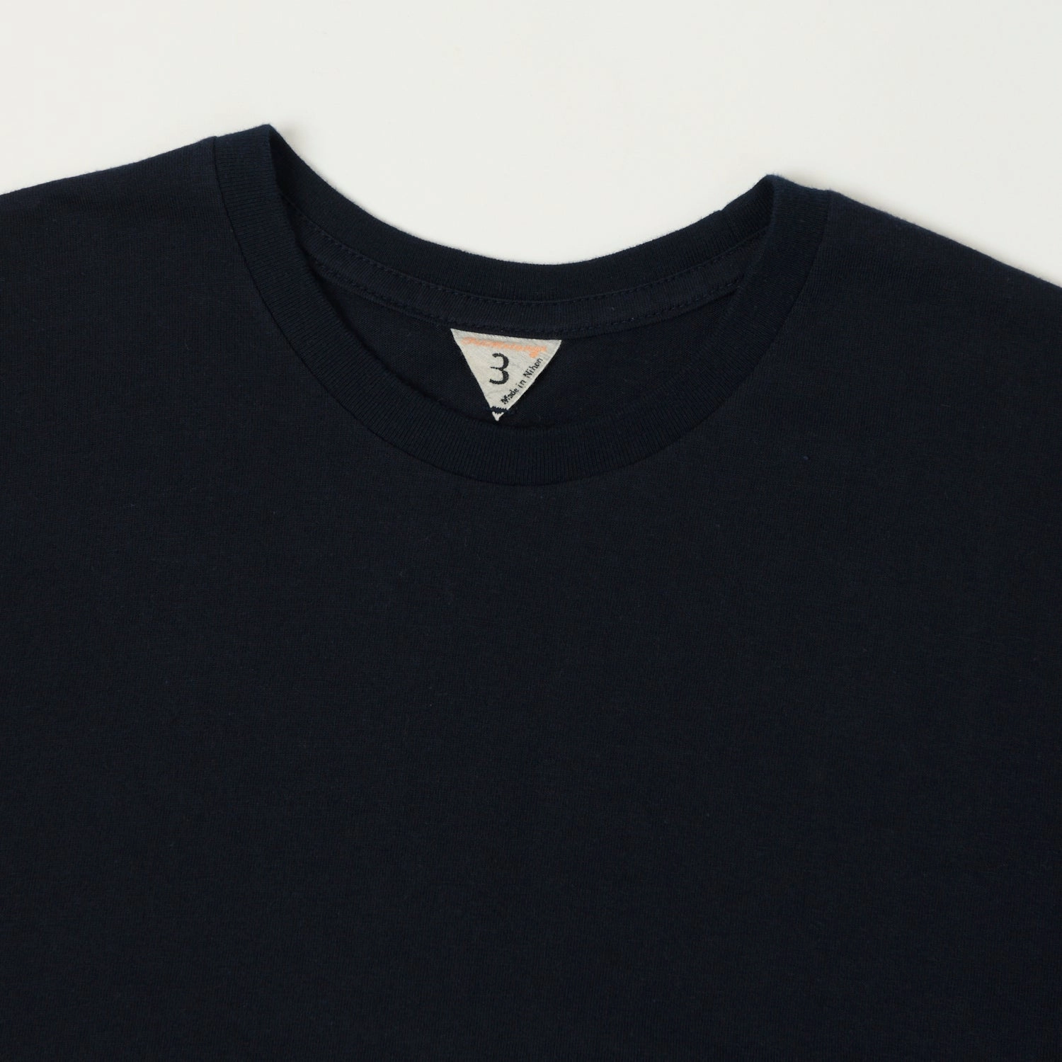 No-Shrink Fabric FilMelange 'Miles' Newlinda Tenjiku Tee - Dark Navy