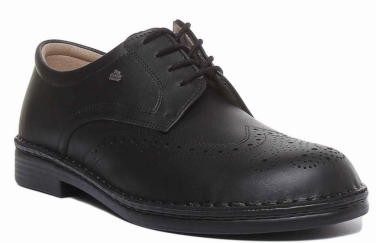 Groom Match Sleek Silhouette Finn Comfort Budapest In Black
