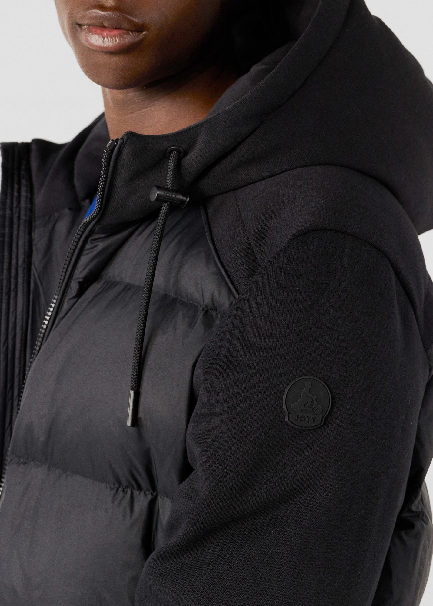 Veste puffer bi-mati??re Noir Thunder Waterproof Design Green Material