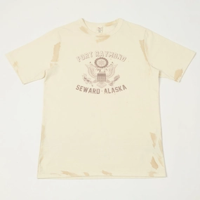 Flea-T 1950s 'Fort Raymond' T-Shirt - White Non-toxic