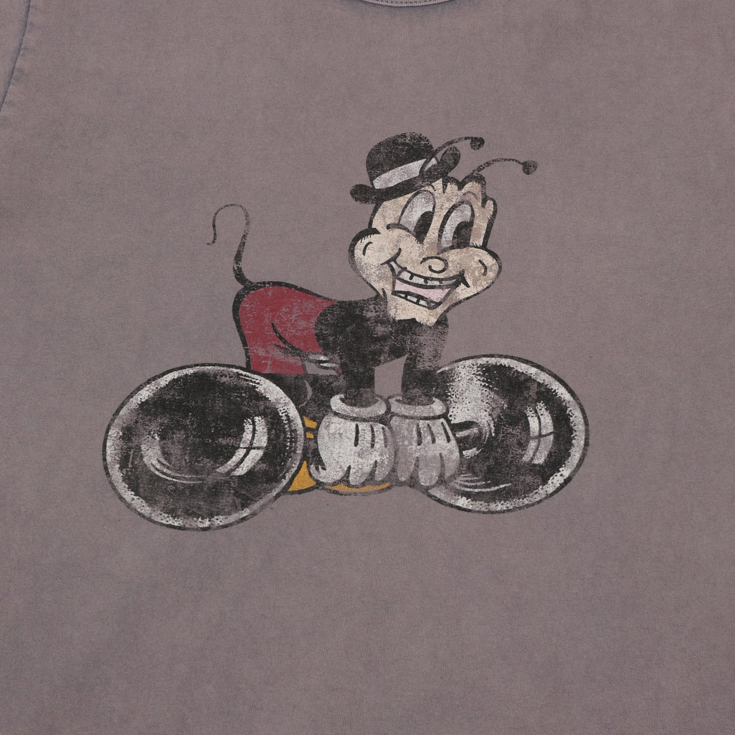 Weekend Style Trend Outdoor Leisure Look Flea-T 1950s 'Macho Mr. Flea' T-Shirt - Navy