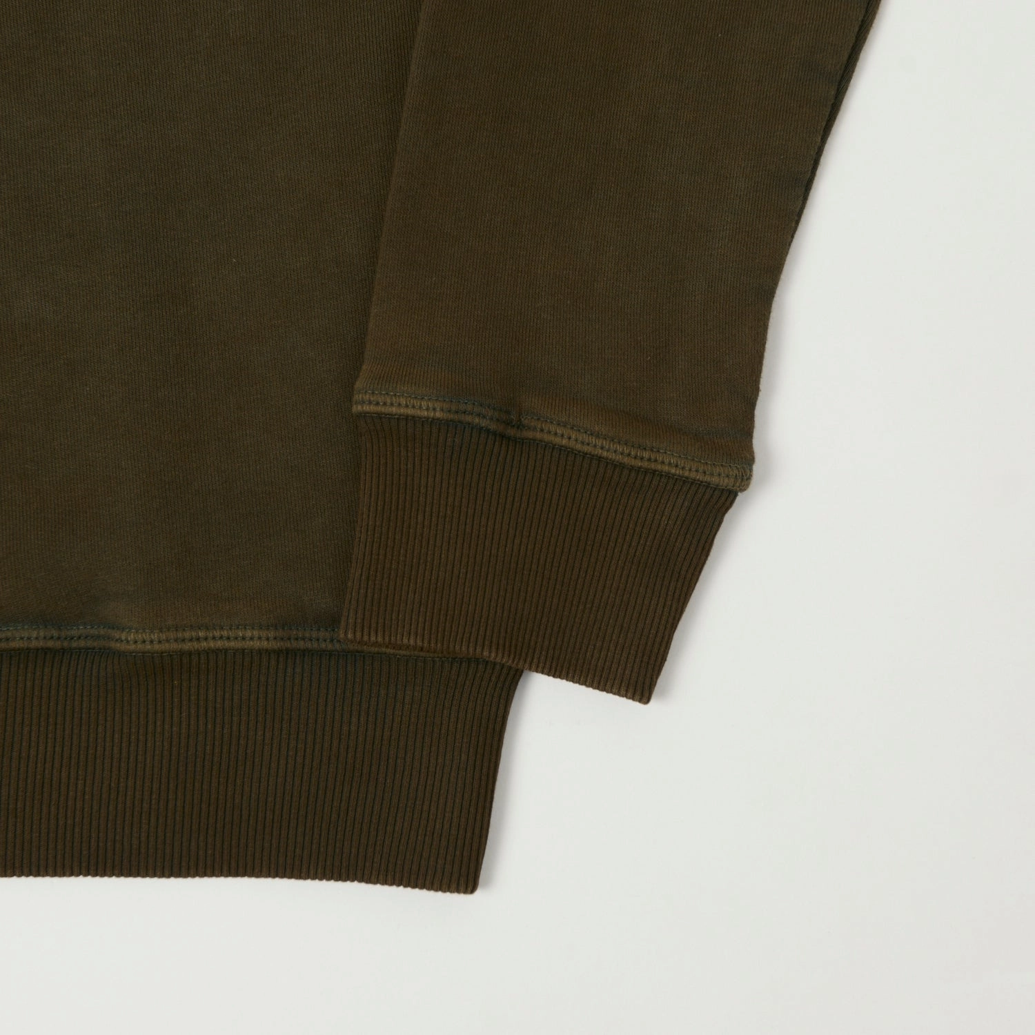 weekday wear Mass produced Flea-T 1950s Raglan Sleeve 'Mono Rebel Mickey' Sweatshirt - Brown