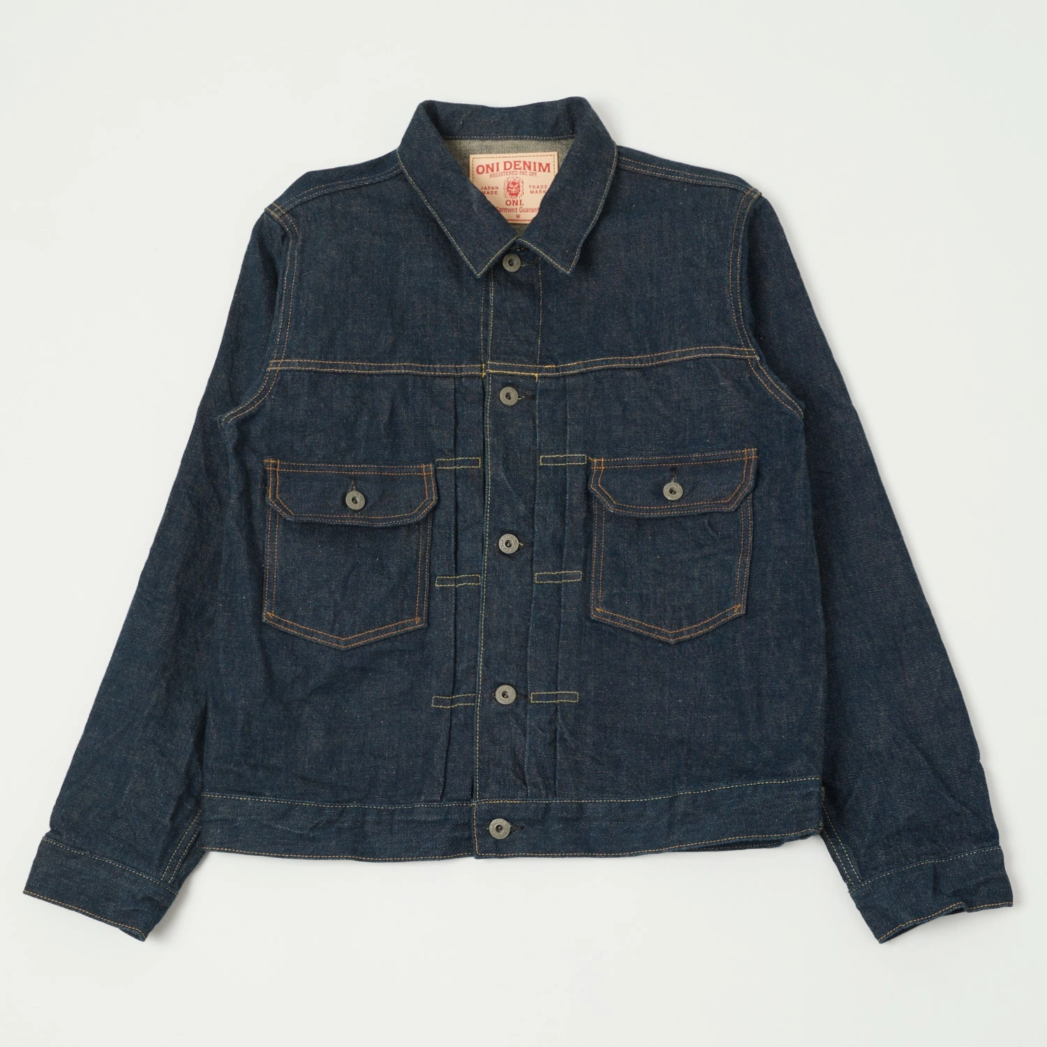 Gore-Tex ONI Denim 02517 Ishikawadai 15oz  Type-II Denim Jacket - One Wash