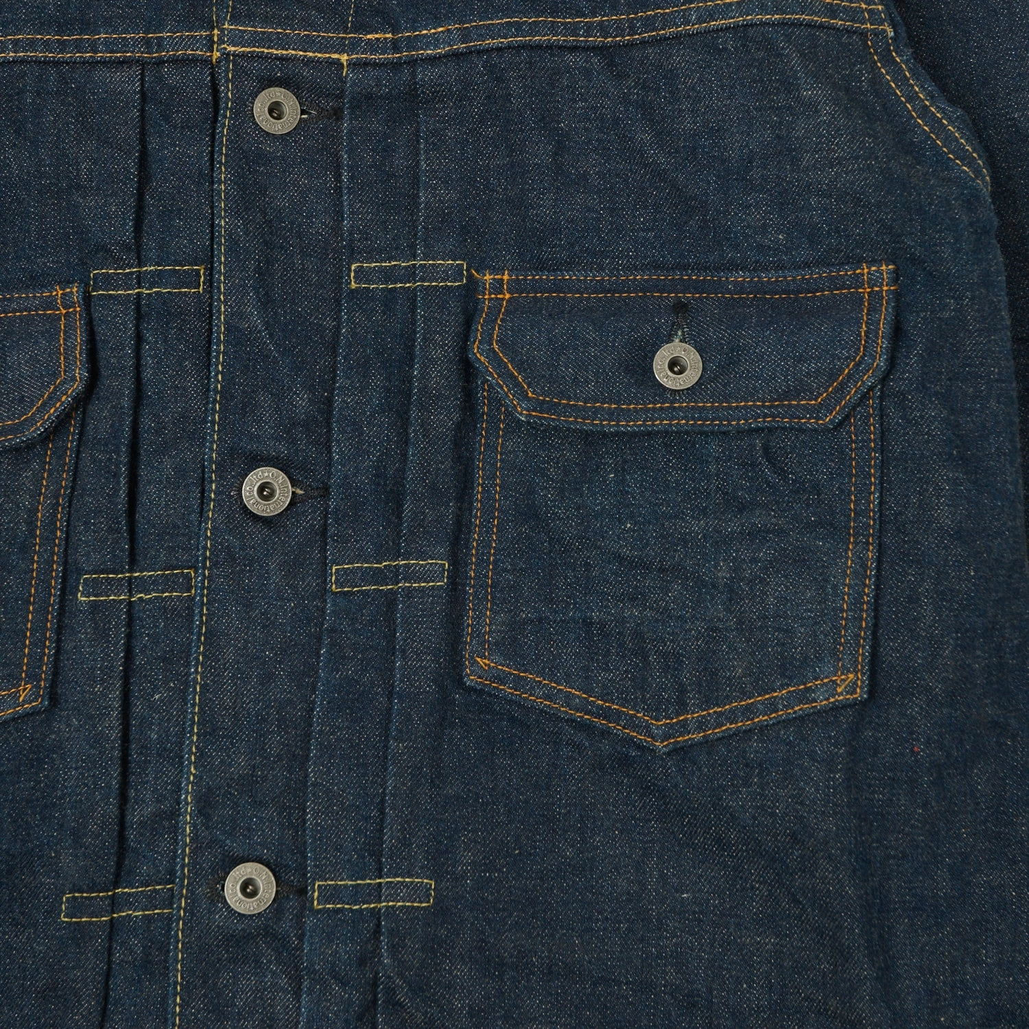 ONI Denim 02517 Ishikawadai 15oz  Type-II Denim Jacket - One Wash Double layer fabric