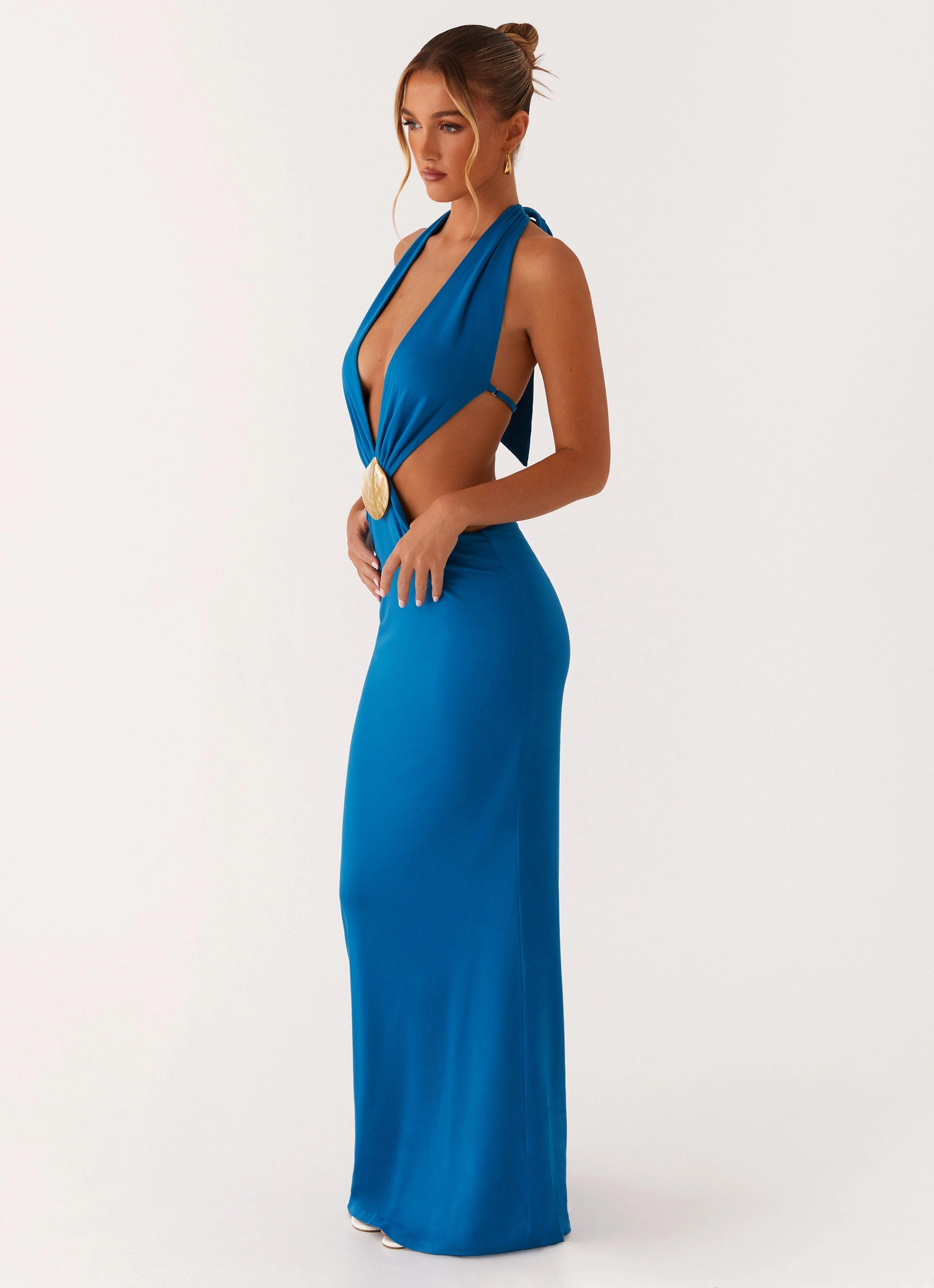 Wedding guest Flossy Maxi Dress - Royal Blue