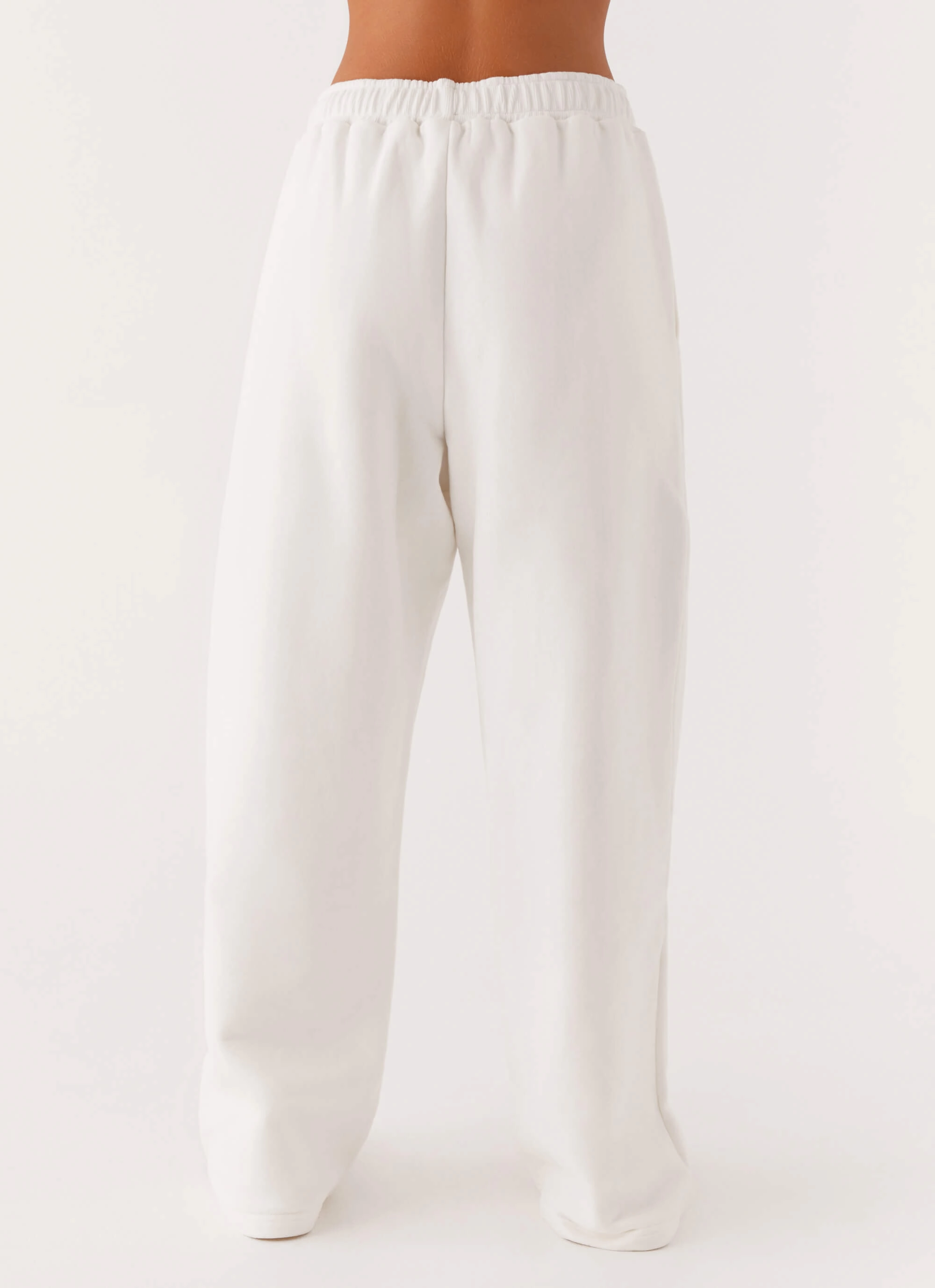 Signature Sweatpants - Ivory AntiPillTreatment