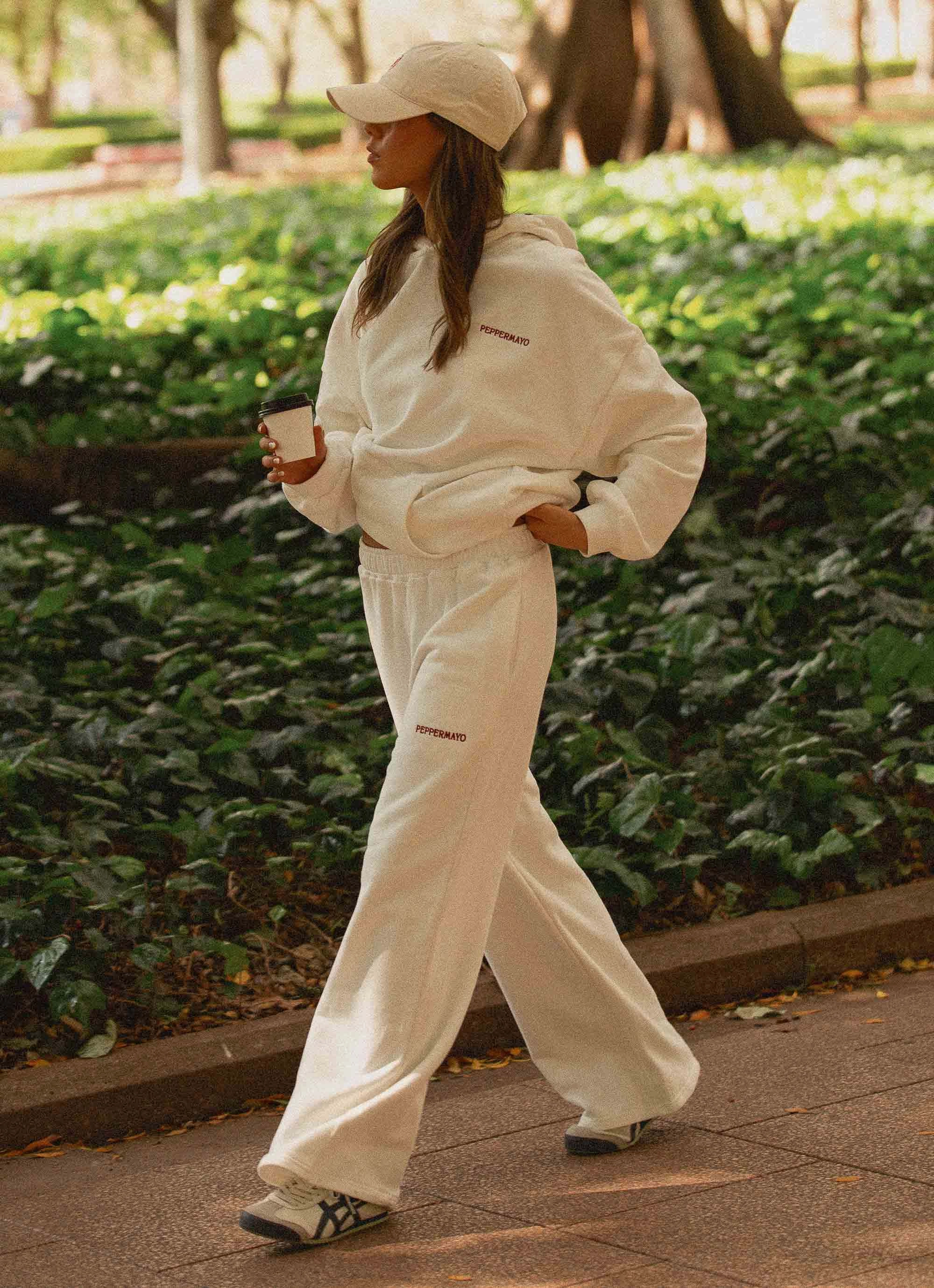 Signature Sweatpants - Ivory Warm Base Chic Layering