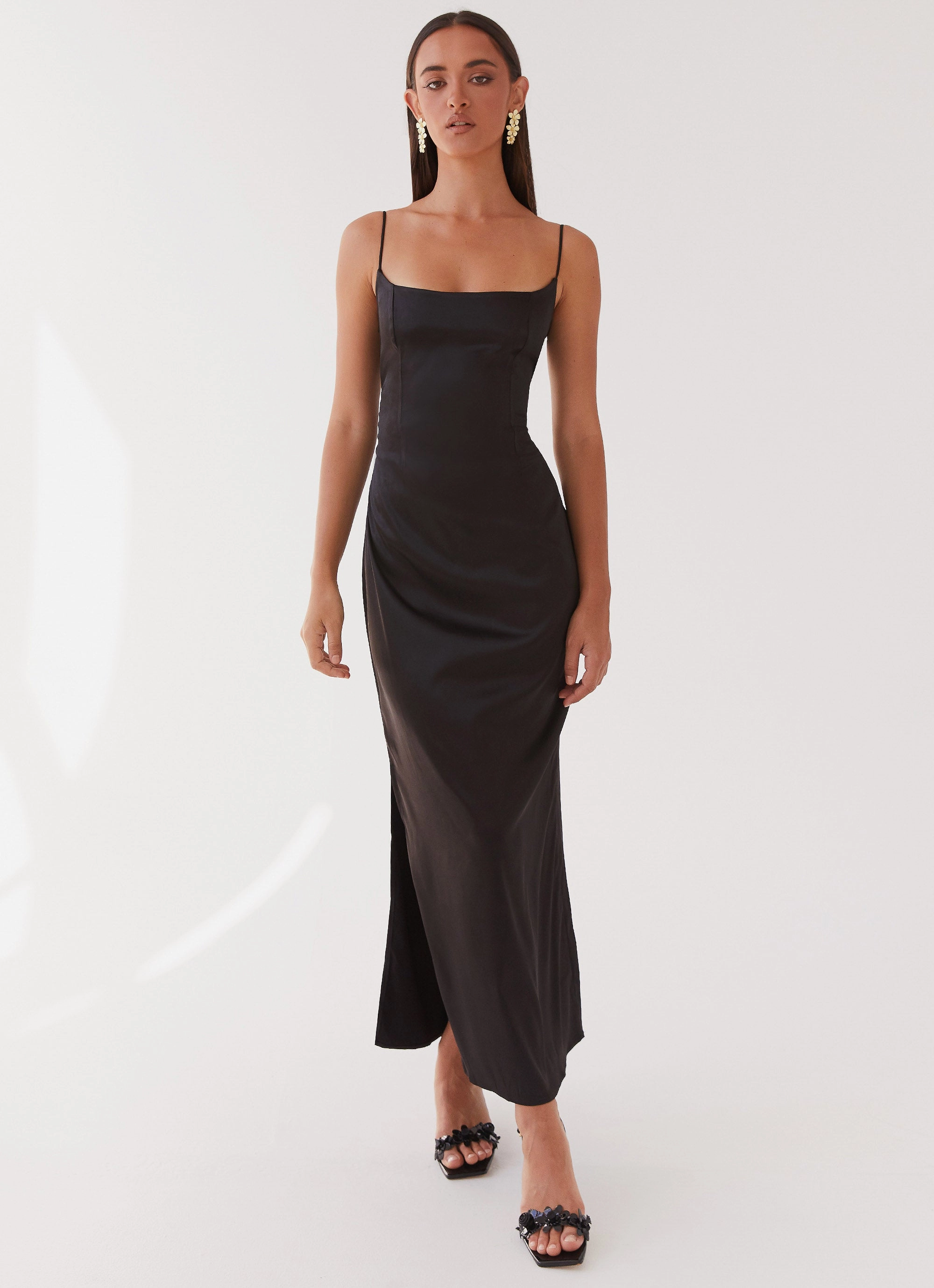 travel mode All-season Close To You Maxi Dress - Black