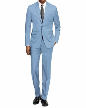 Luxurious Look Refined Layers Wear Braveman Men's Formal Two Piece 2-Piece Slim Fit Cut Suit Set