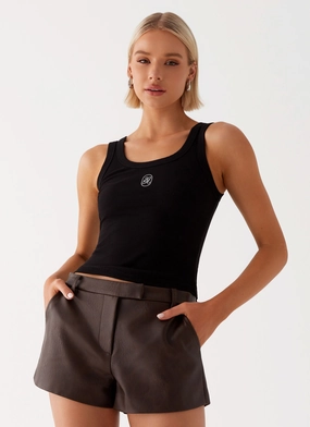 Weekend Style Francisco Mini Shorts - Brown