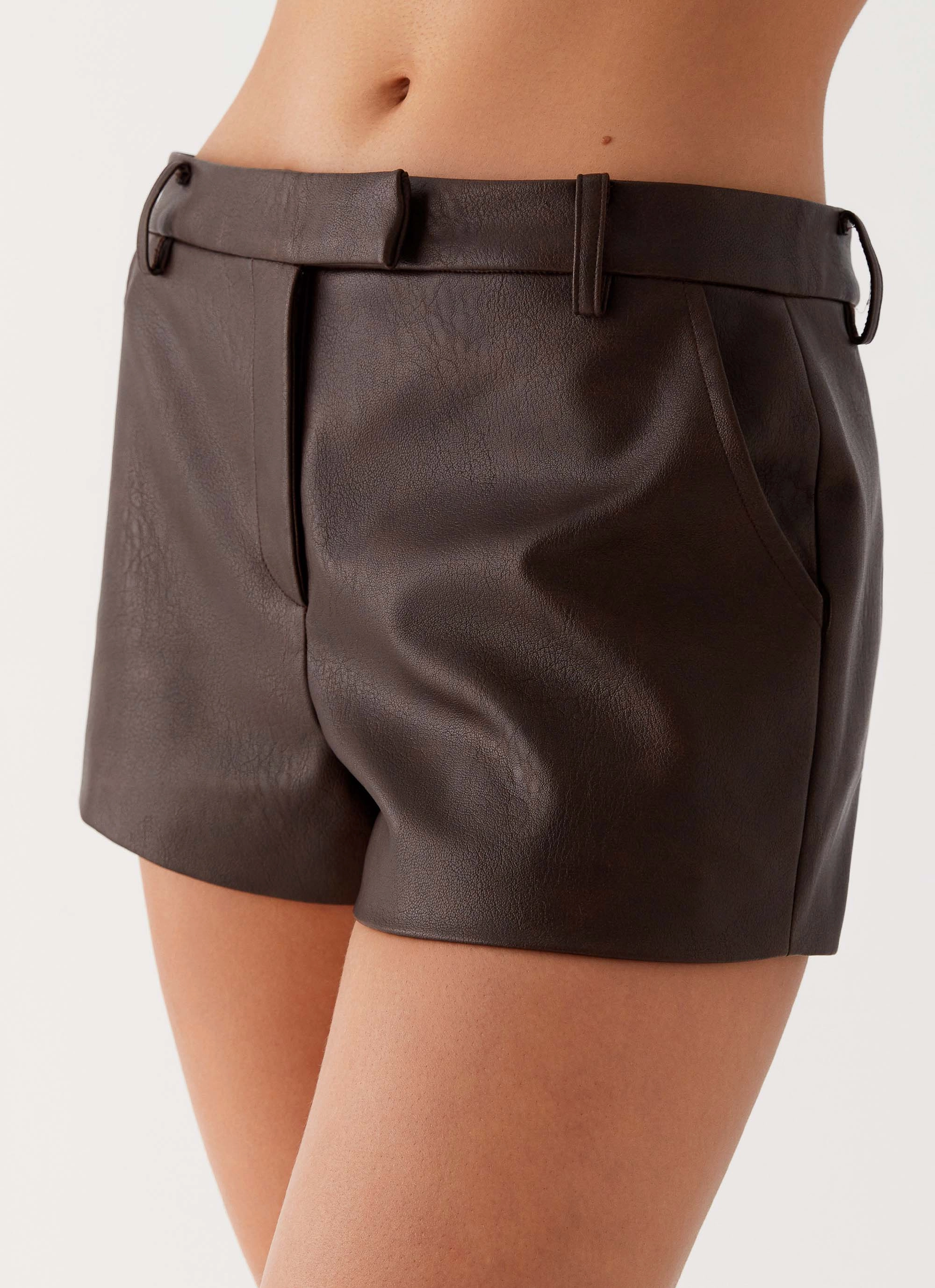 EcoFriendlyDye Francisco Mini Shorts - Brown