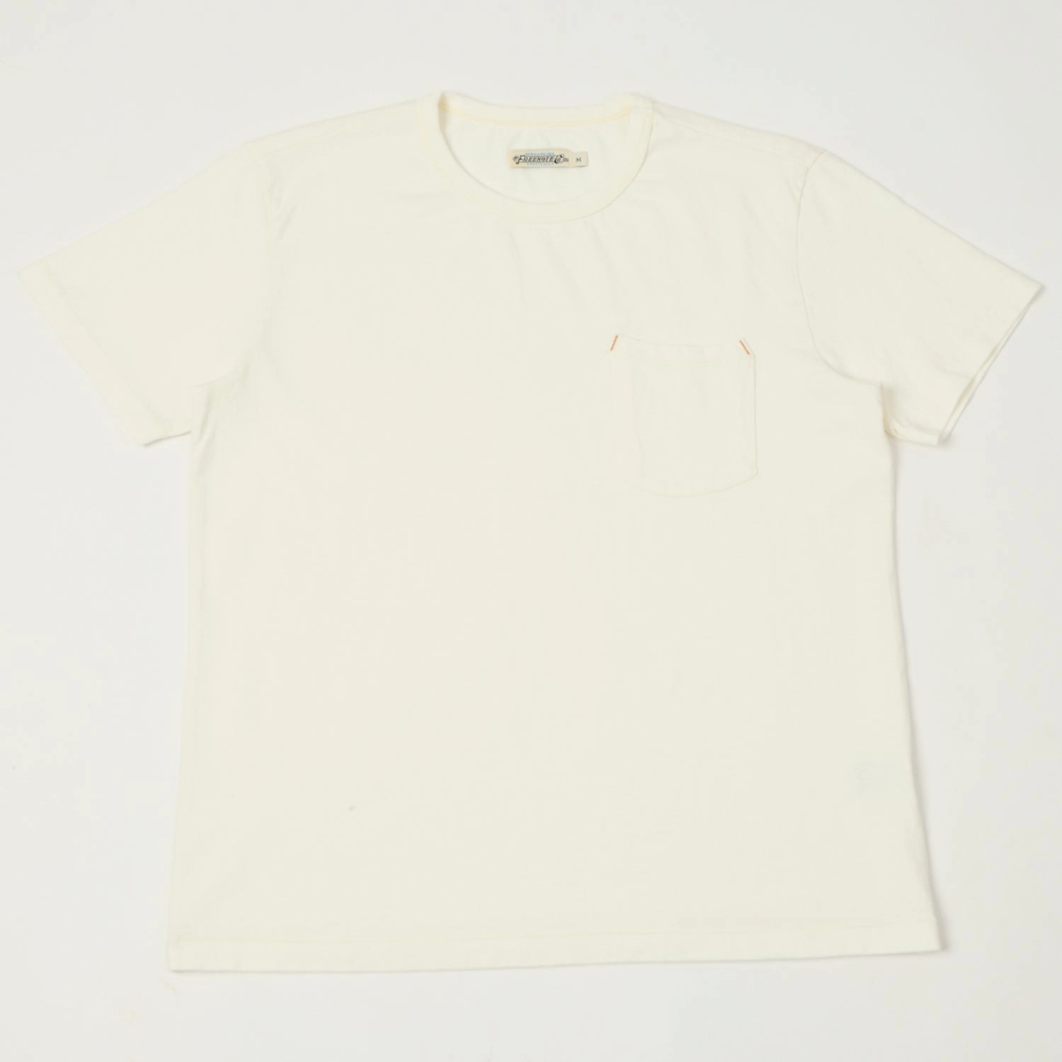 Comfy Wardrobe Moisture Management Technology Freenote Cloth Heavyweight 13oz Pocket T-Shirt - White