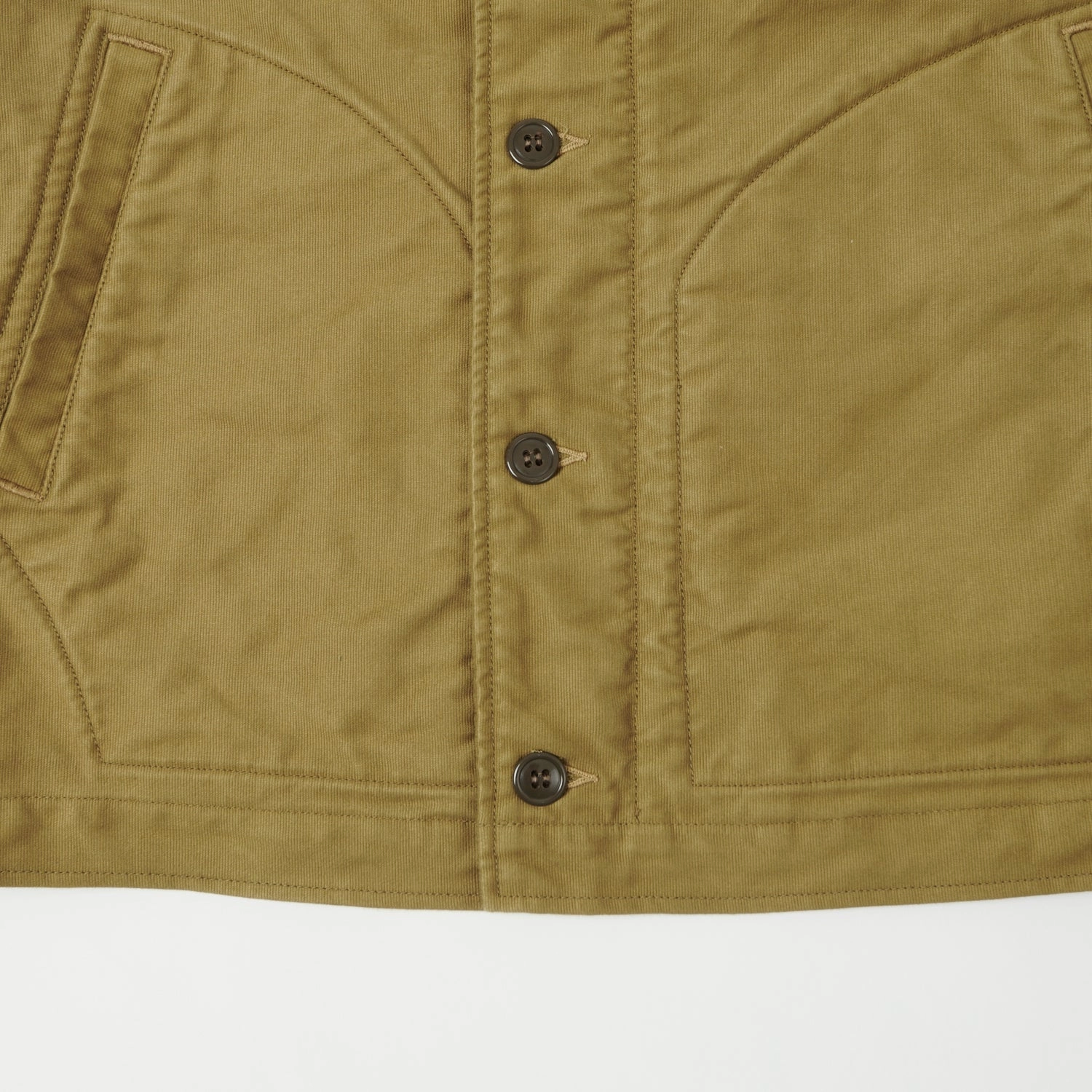 Freewheelers & Co Deck Worker Jacket - Khaki Beige popular among teenagers