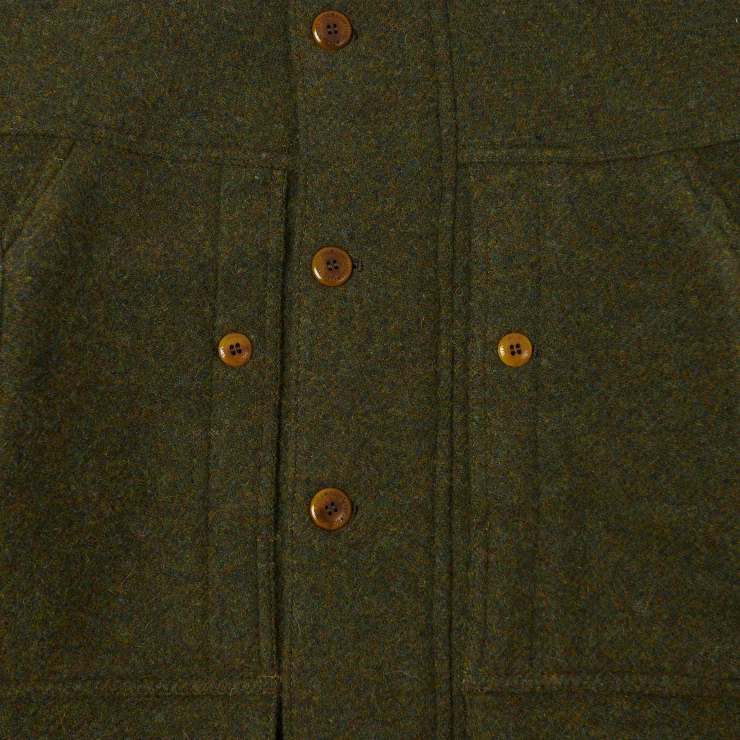 Freewheelers & Co Great Lakes 'Grizzly' Jacket - Grained Olive Versatile Fit