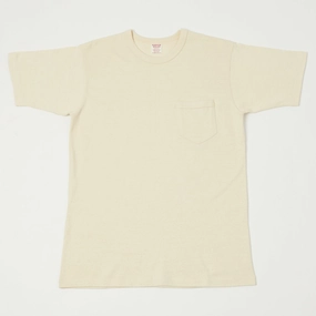 Layering Piece Freewheelers & Co Power Wear Short Sleeve Pocket Tee - Straw Cream