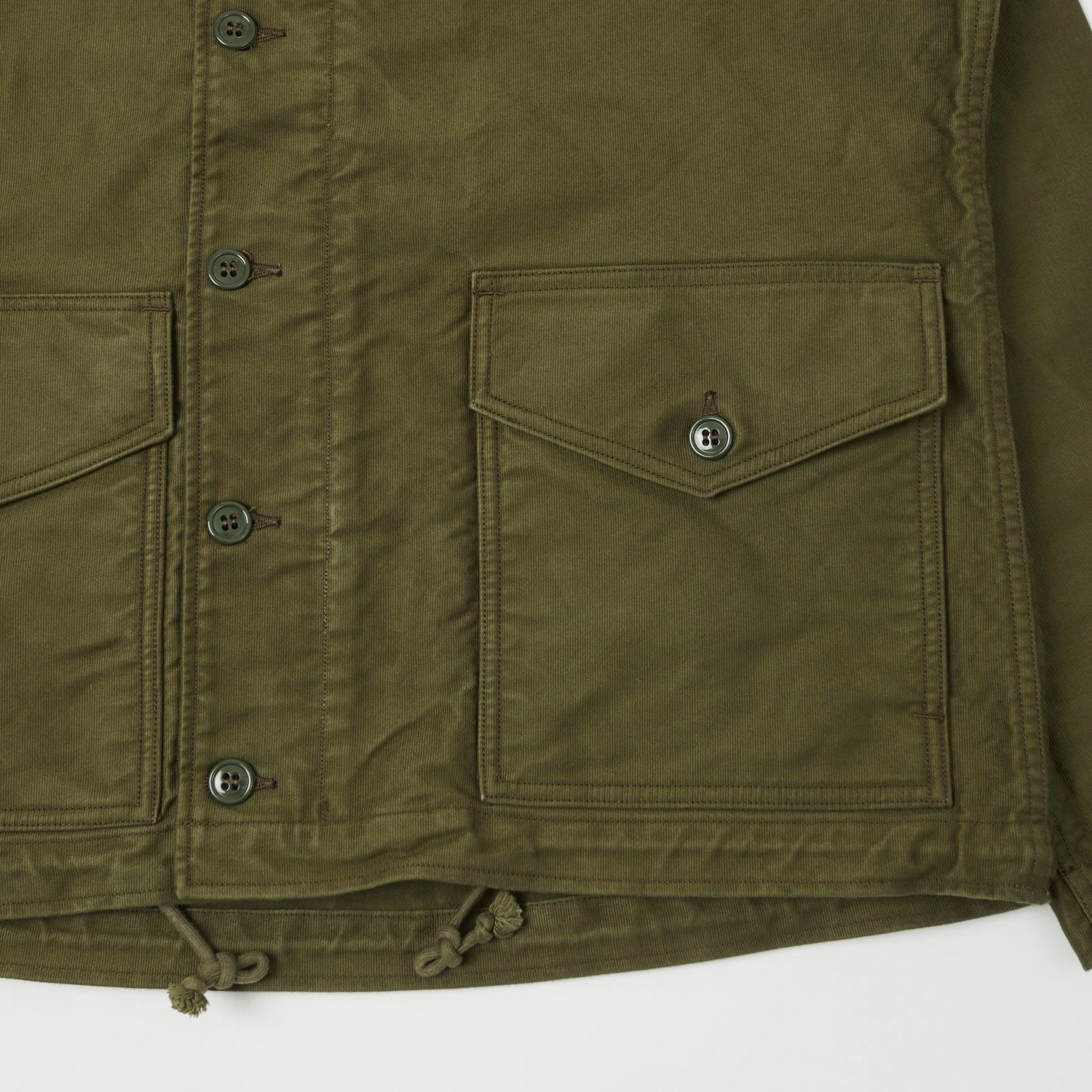 Work Comfort Freewheelers & Co Union Special Overalls Deck Worker Parka - Olive