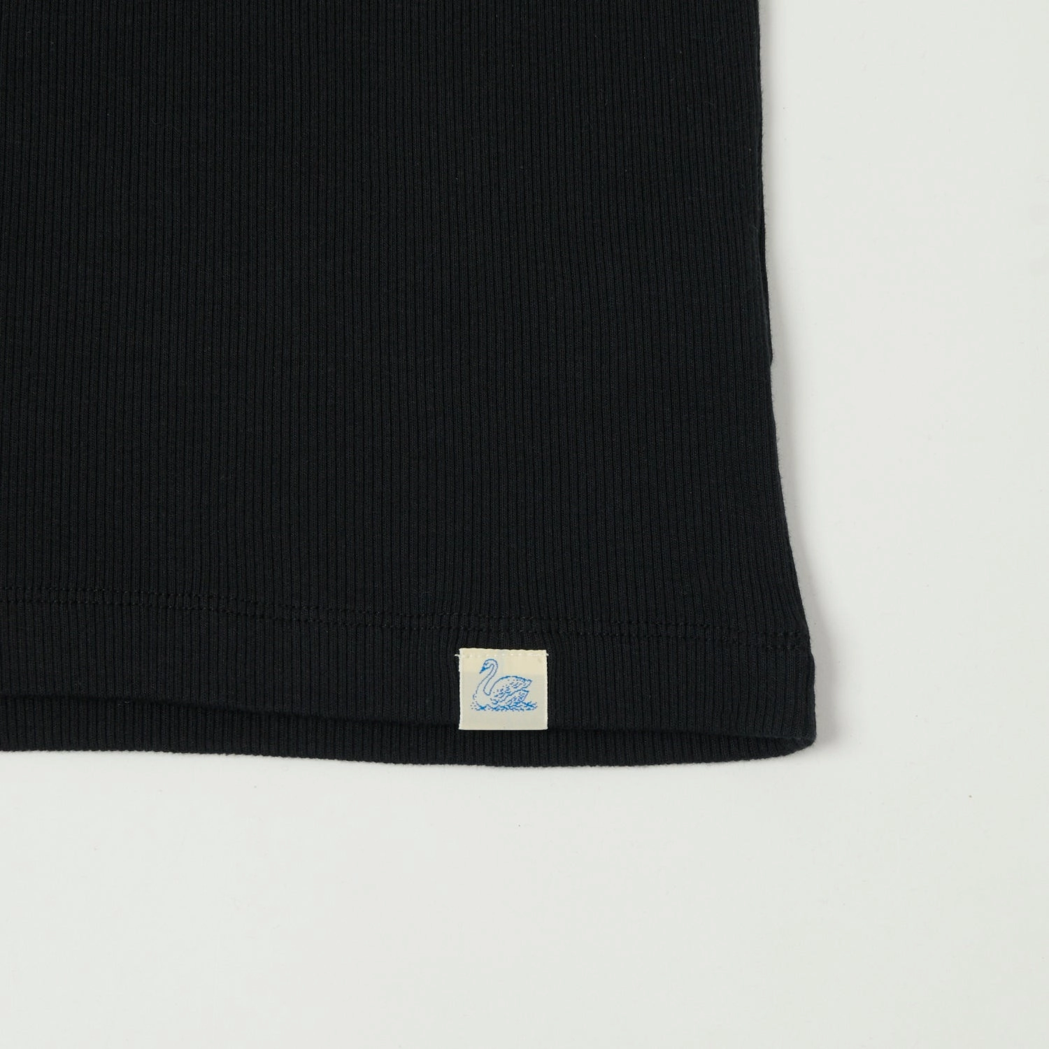 Merz b. Schwanen 'Good Basics' Ribbed Tank Top - Charcoal Unisex Core Anti Pilling Fabric