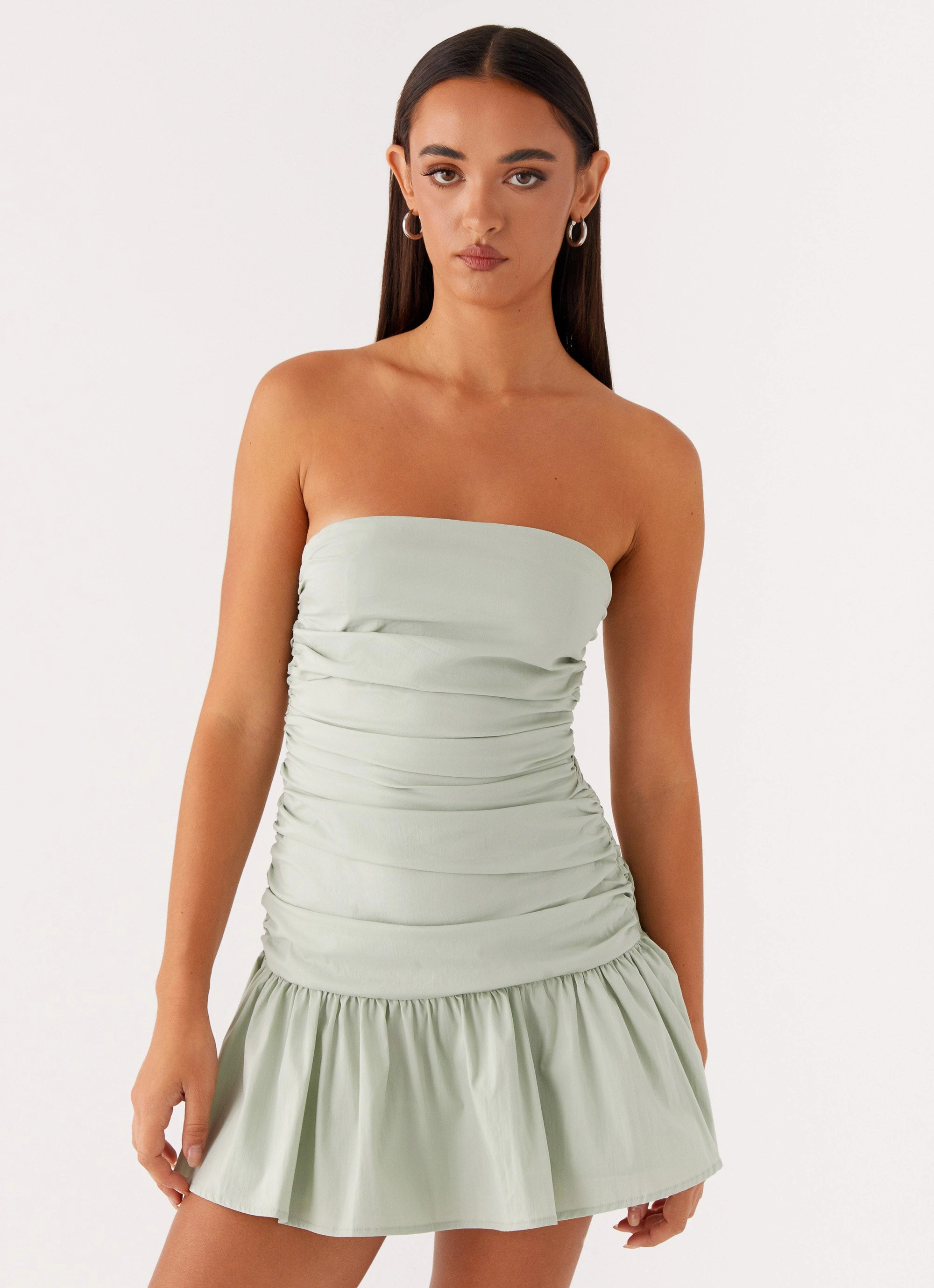 Carmel Mini Dress - Sage Sophisticated Edge