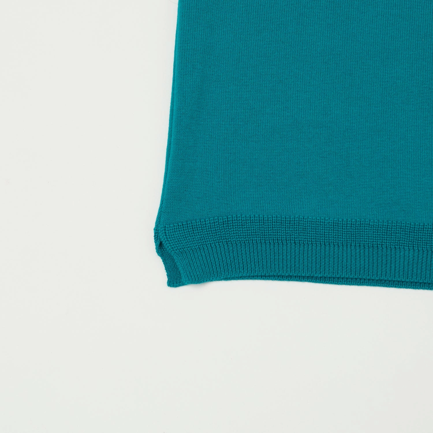 Fujito Knit Crew Neck T-Shirt - Emerald Effortless Comfort Wear