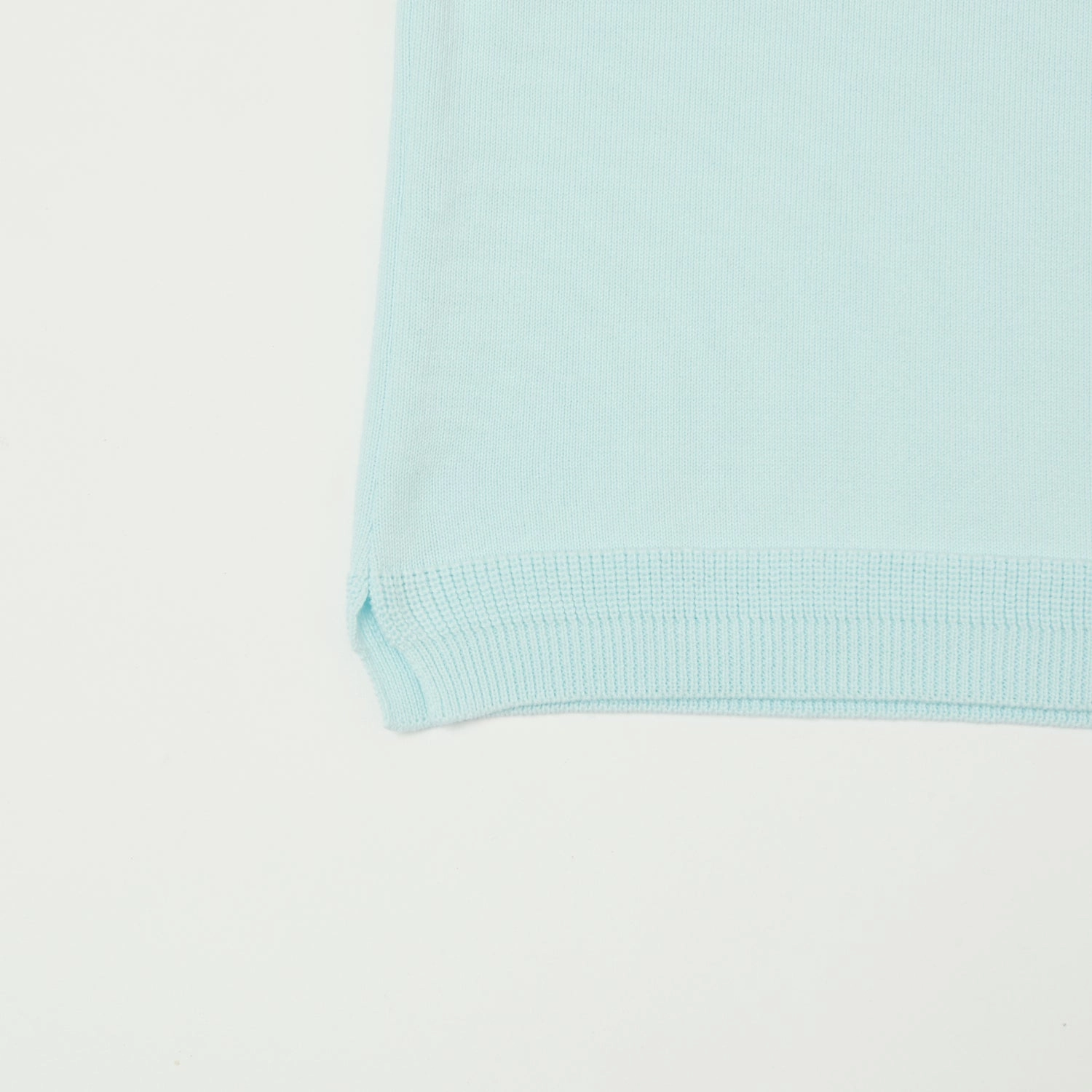 Fujito Knit Crew Neck T-Shirt - Sax Anti microbial coating Layering Comfort